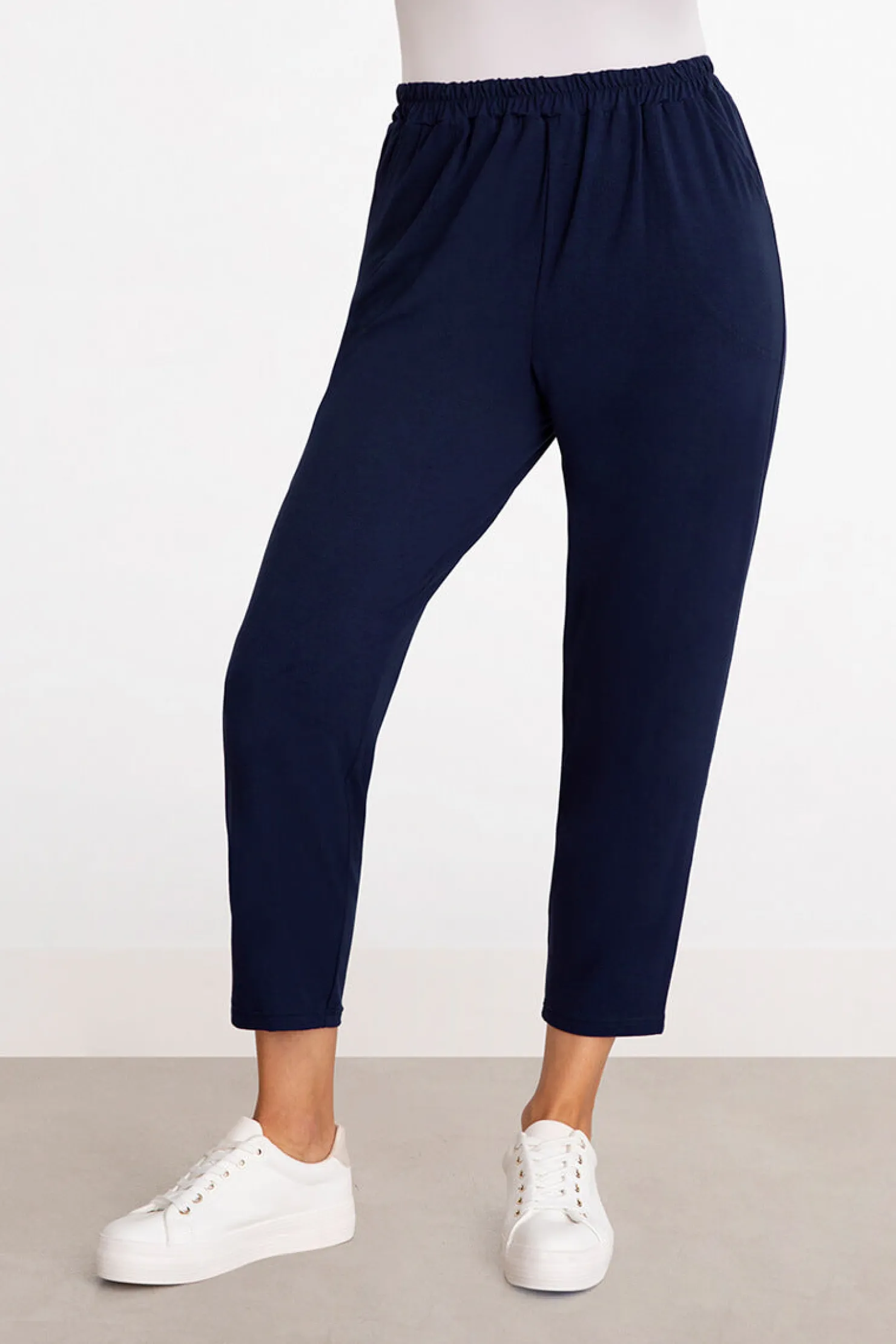 Sympli Bottoms>Bamboo Cigarette Pant Sapphire