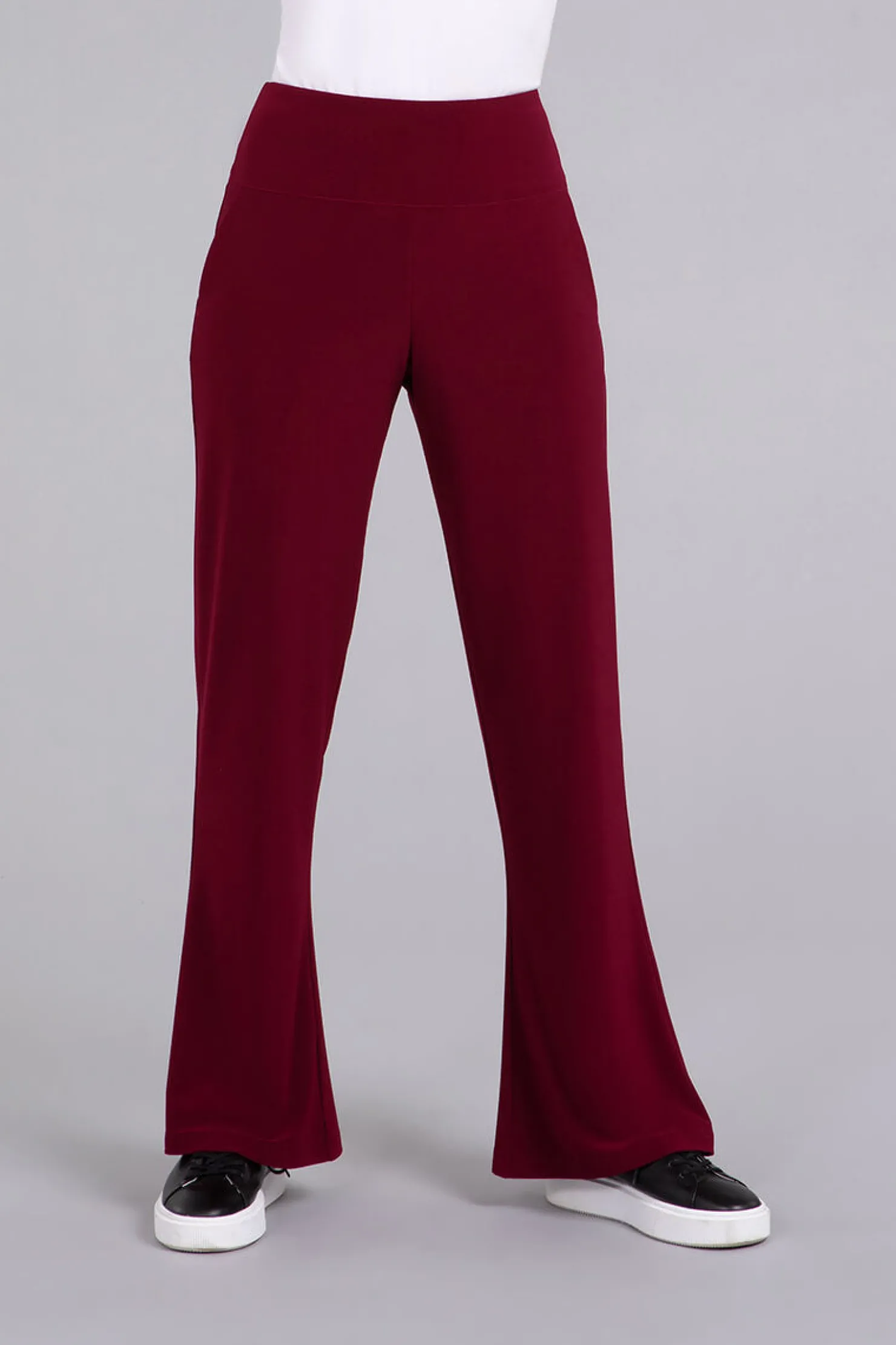 Sympli Bottoms>Bootcut Pant Bloodstone
