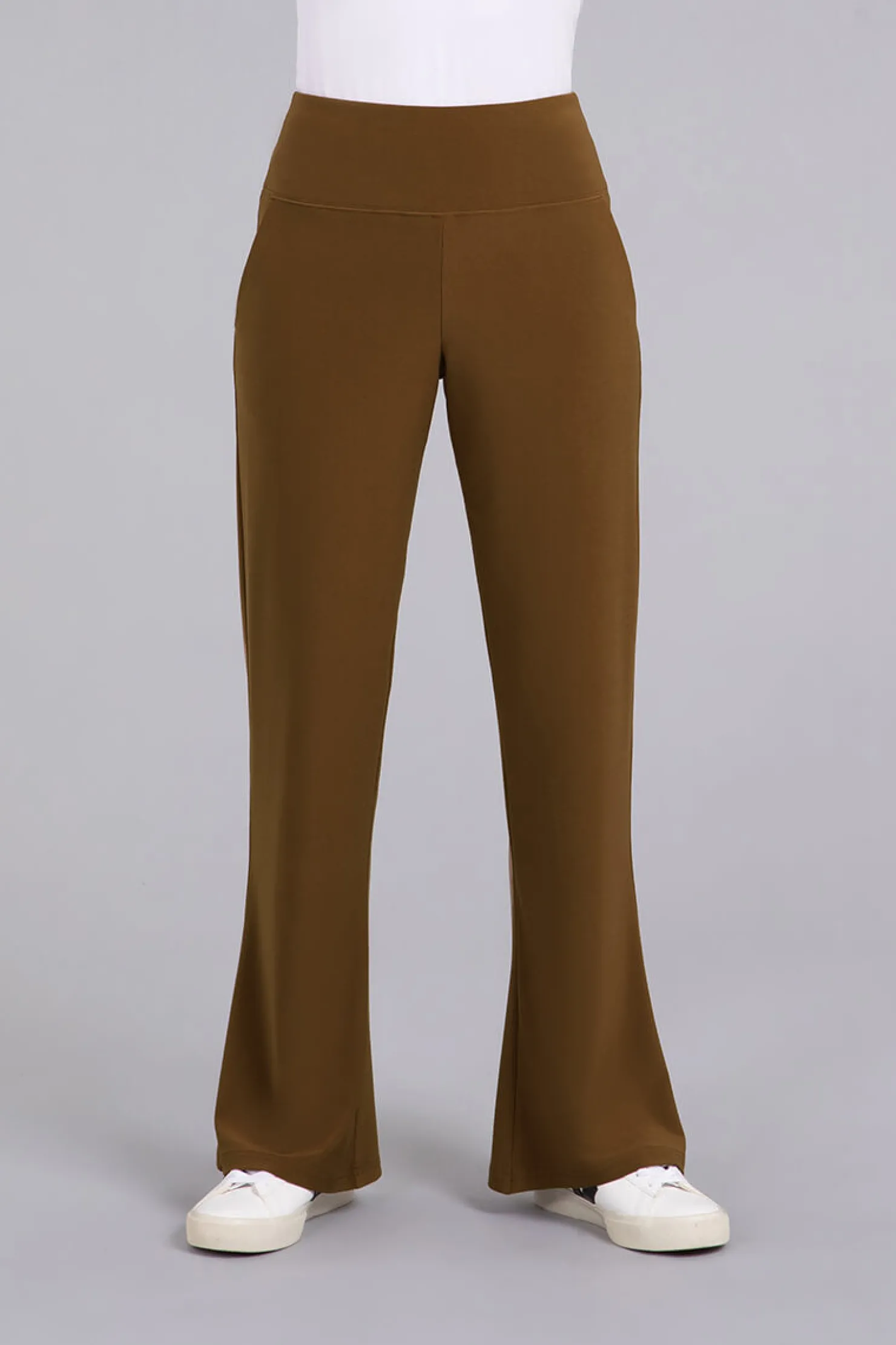 Sympli Bottoms>Bootcut Pant Tobacco