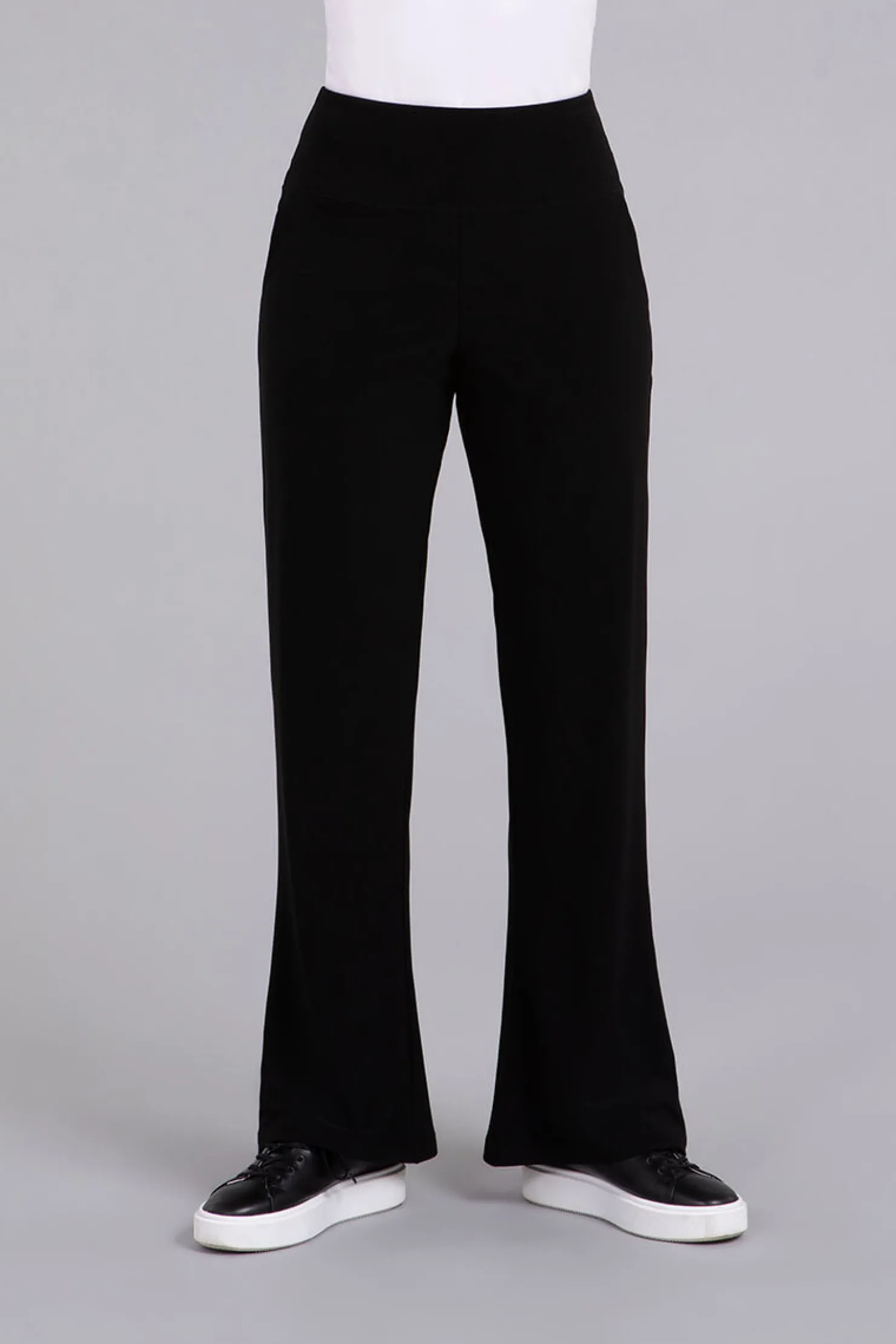 Sympli Bottoms>Bootcut Pant Black