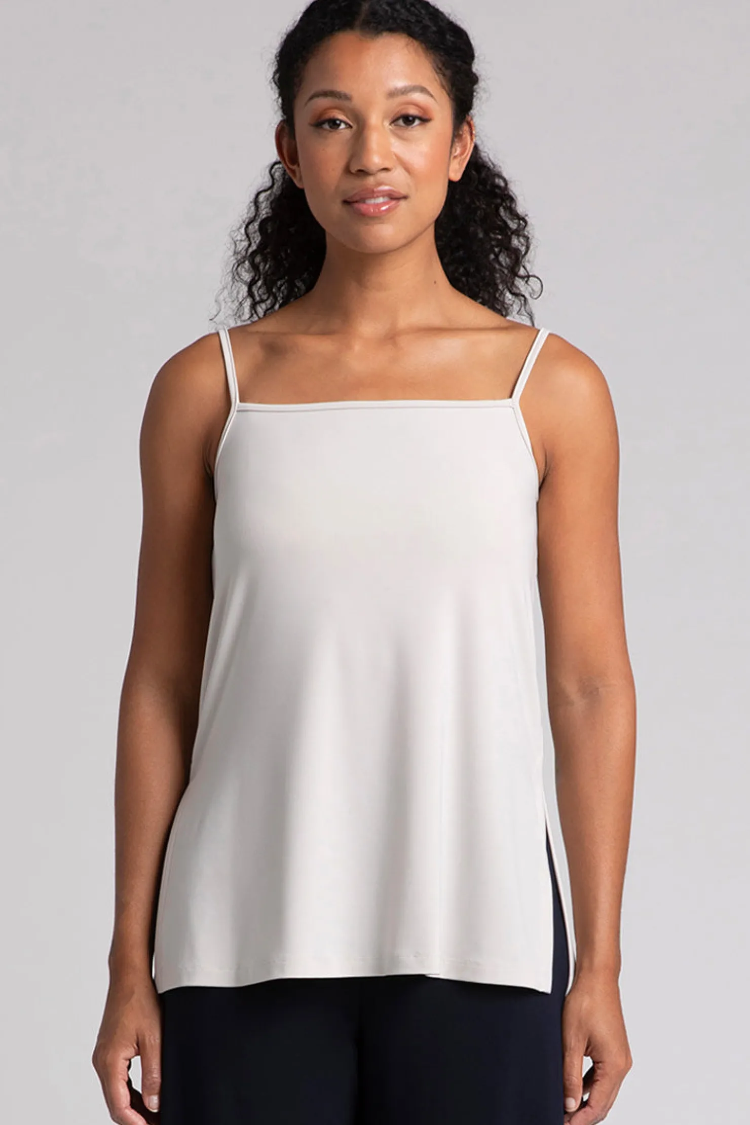 Sympli Tops>Cami Cashew