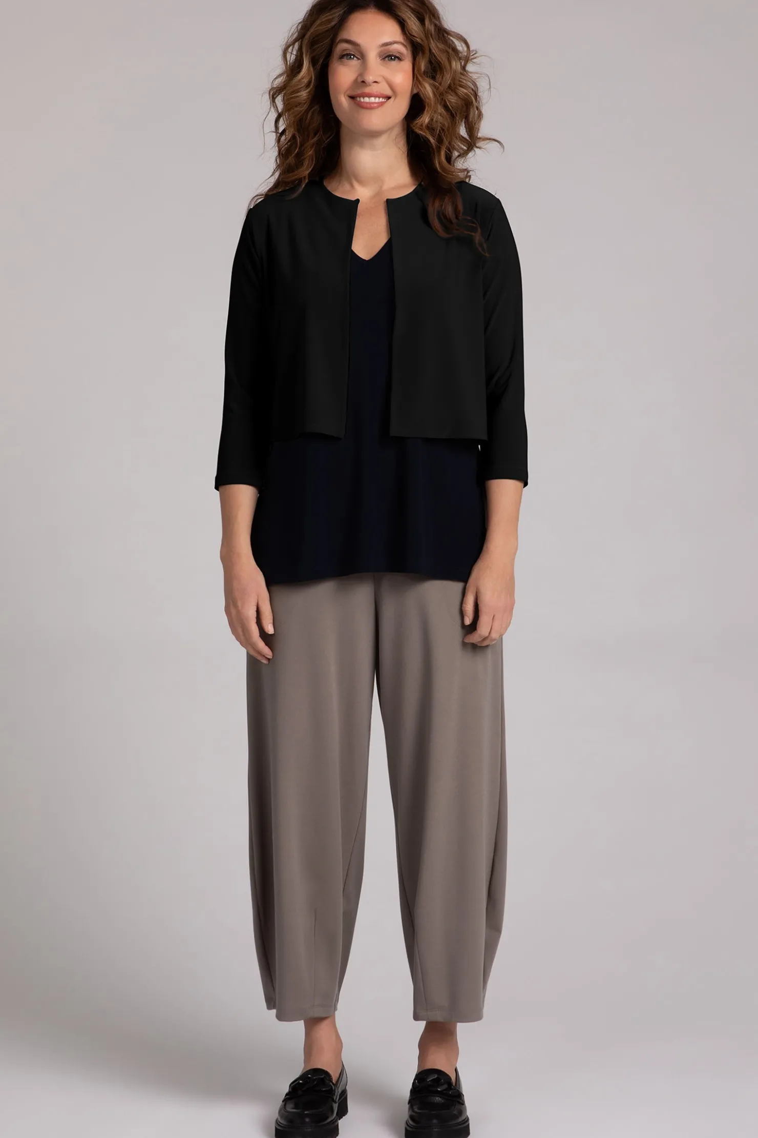 Sympli Sweaters & Cardigans>Classic Bolero Cardigan Black