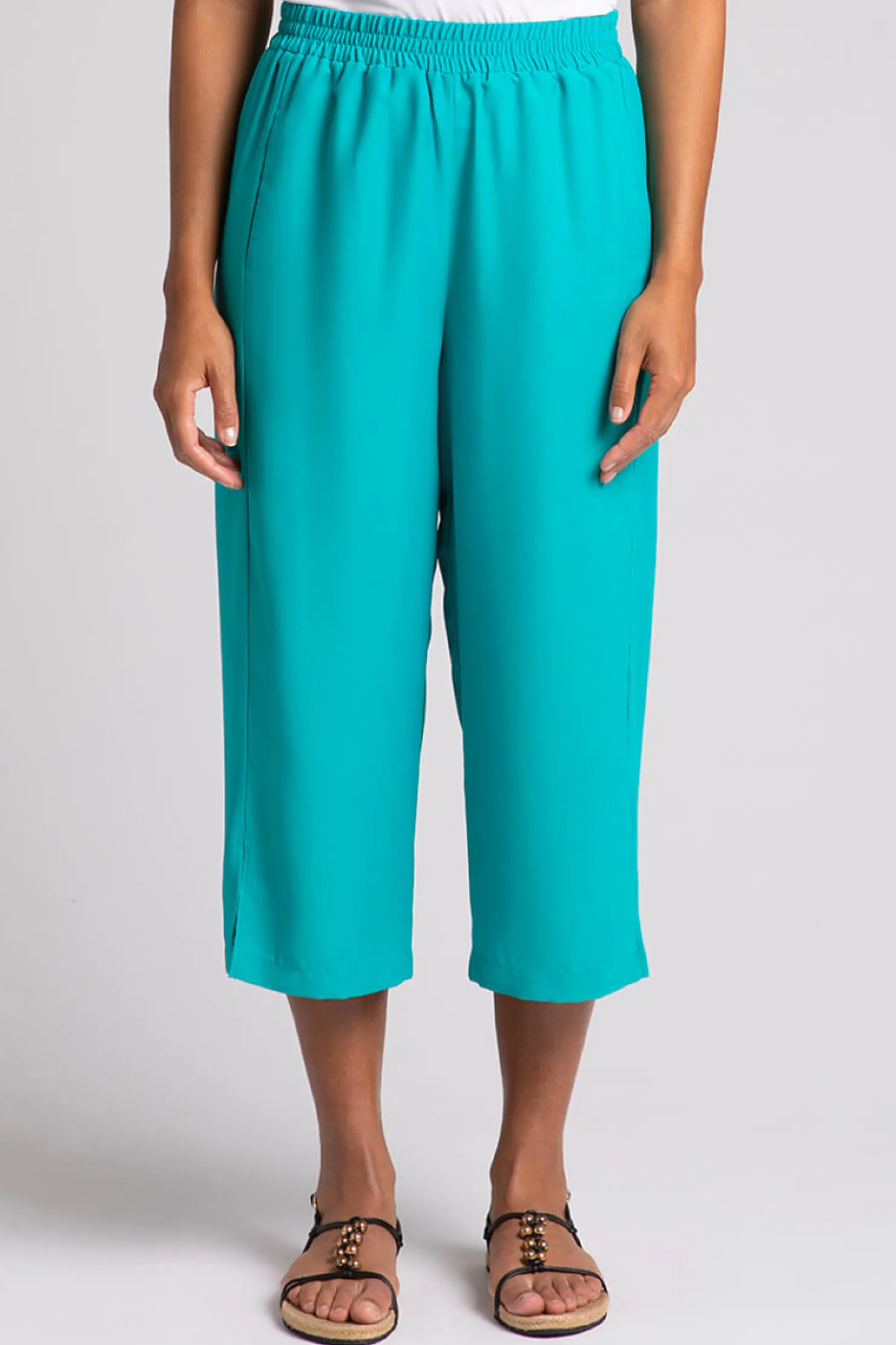 Sympli Bottoms>Convoy Capri Pant Gem