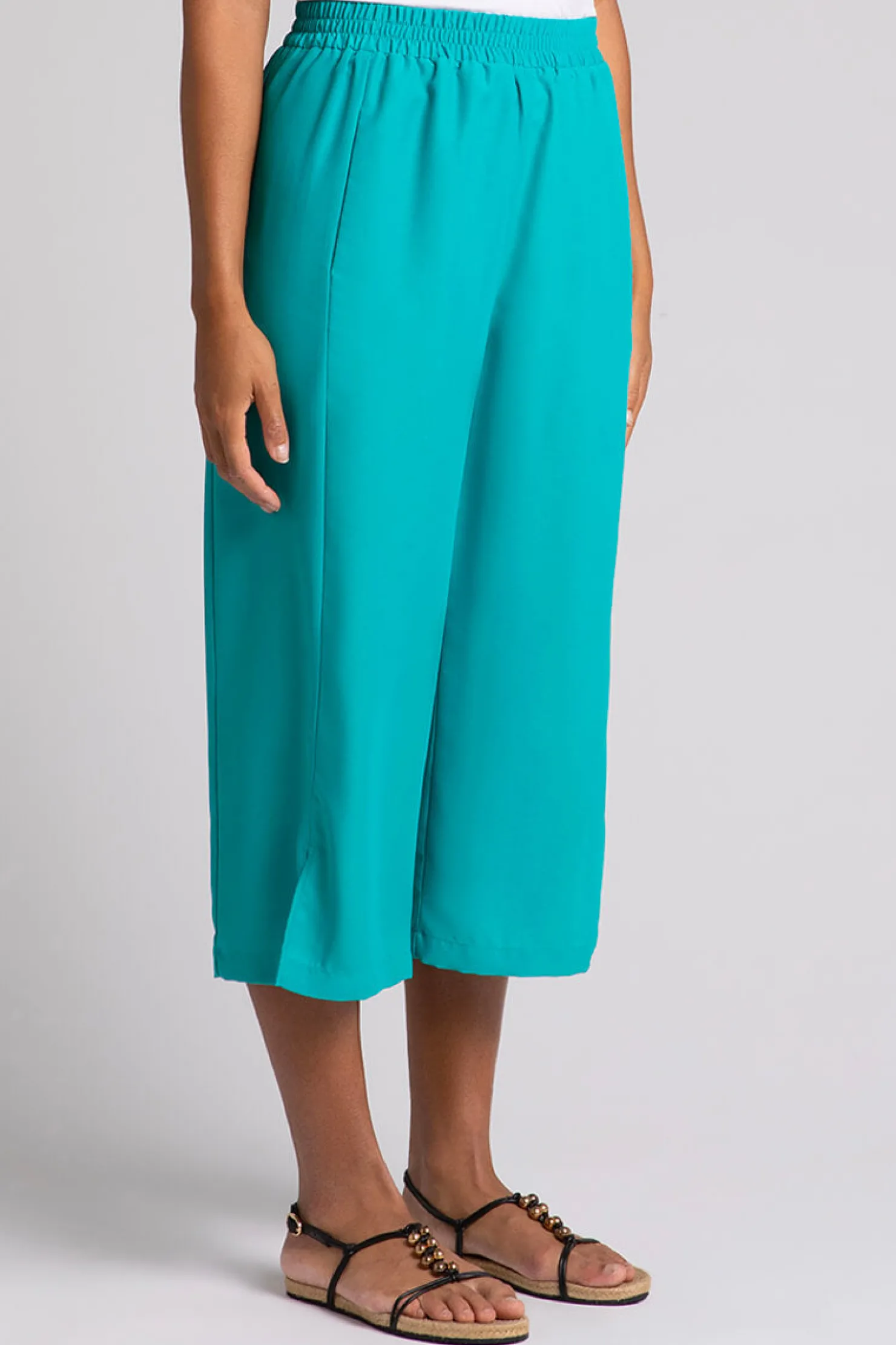 Sympli Bottoms>Convoy Capri Pant Gem