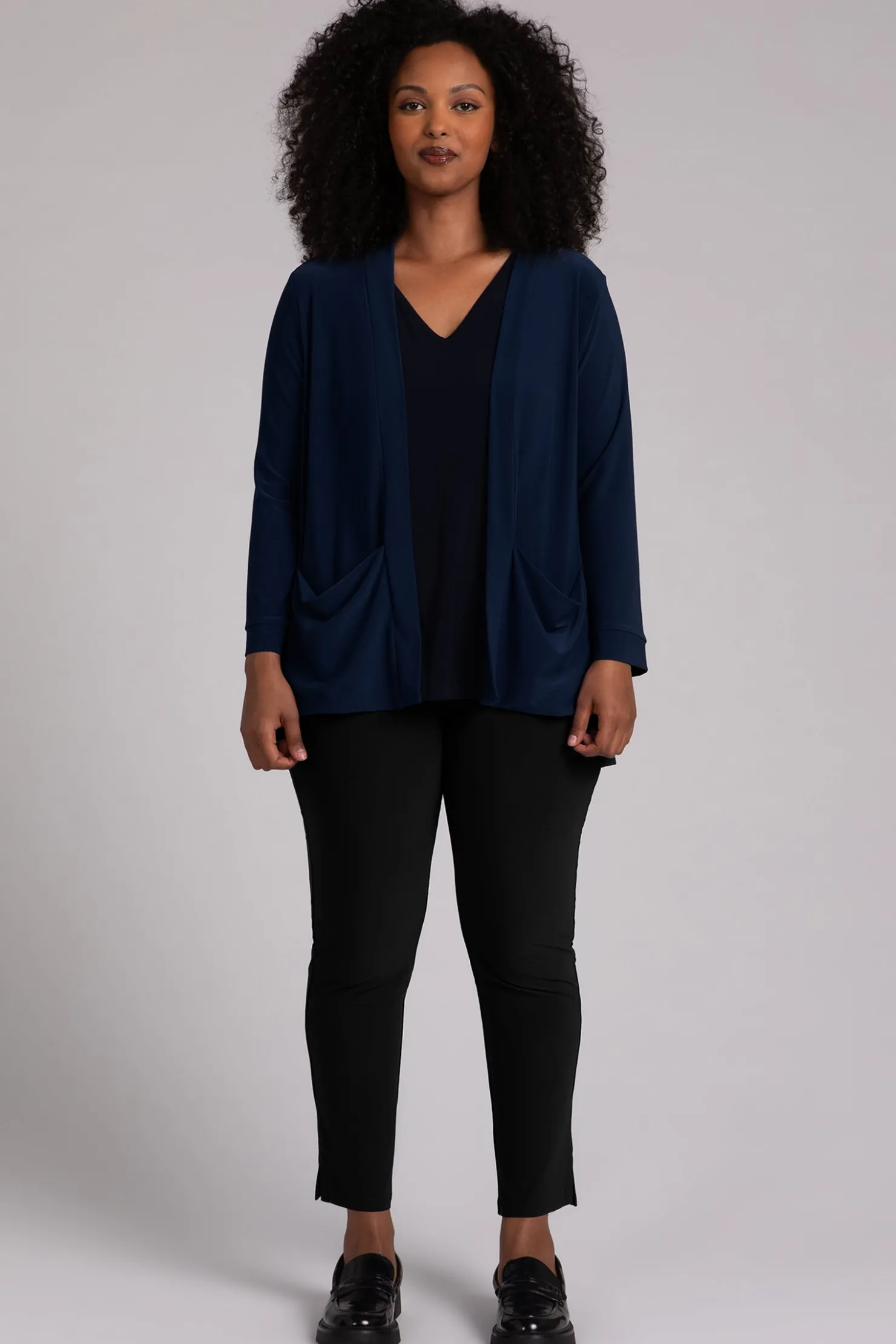 Sympli Sweaters & Cardigans>Core Cardigan Navy
