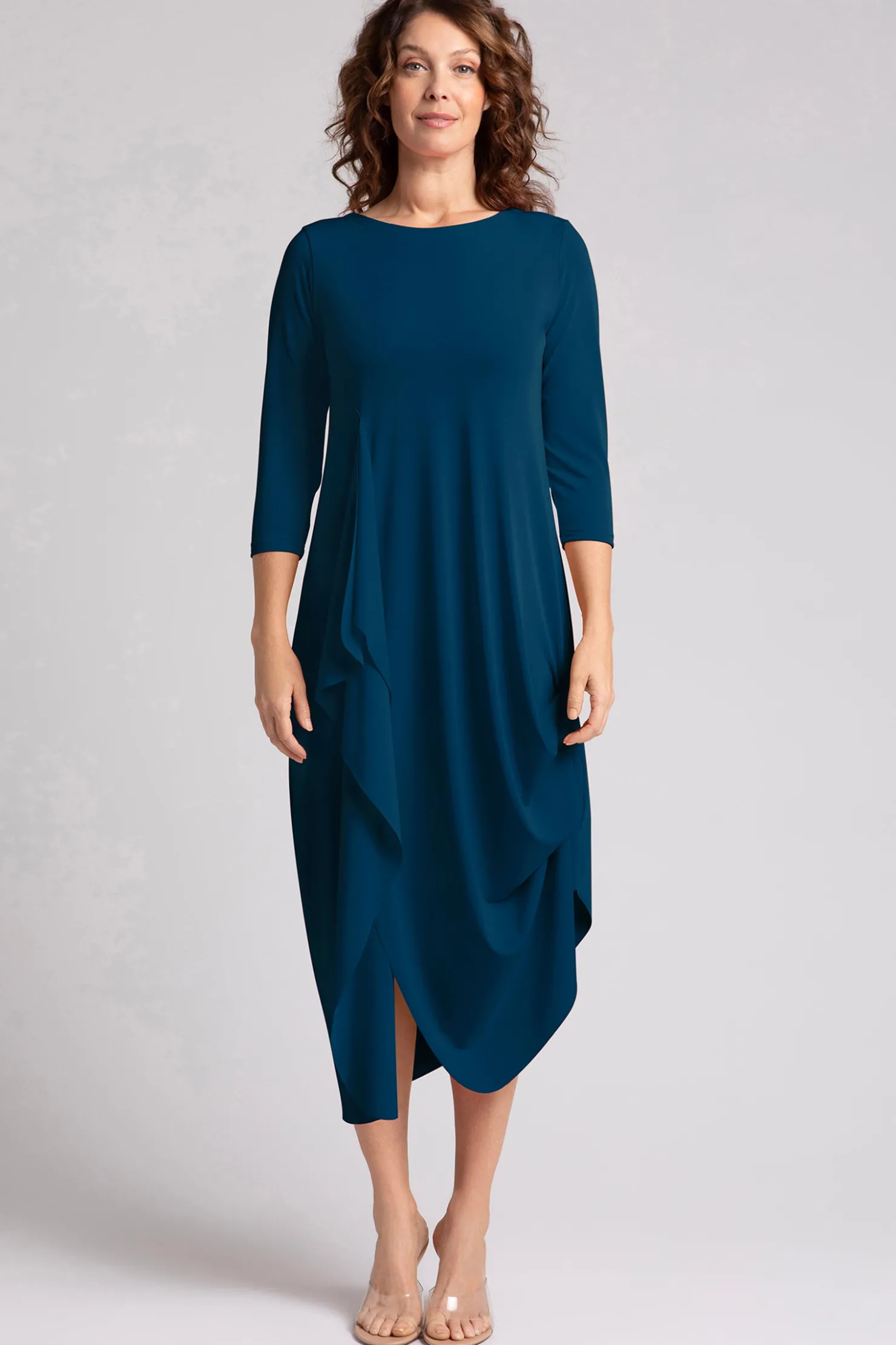 Sympli Dresses>Drama Dress Atlantis