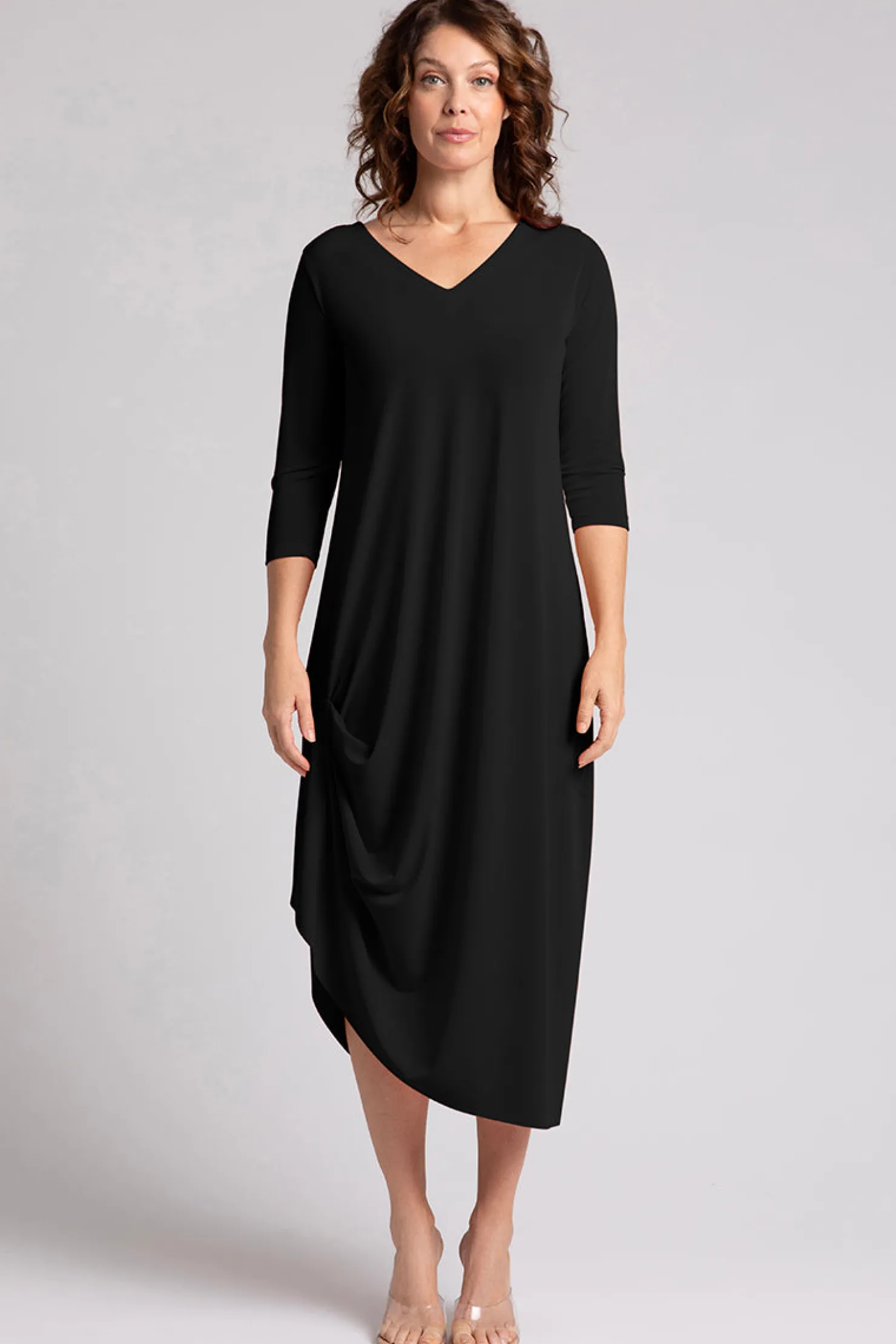 Sympli Dresses>Drama Dress Black