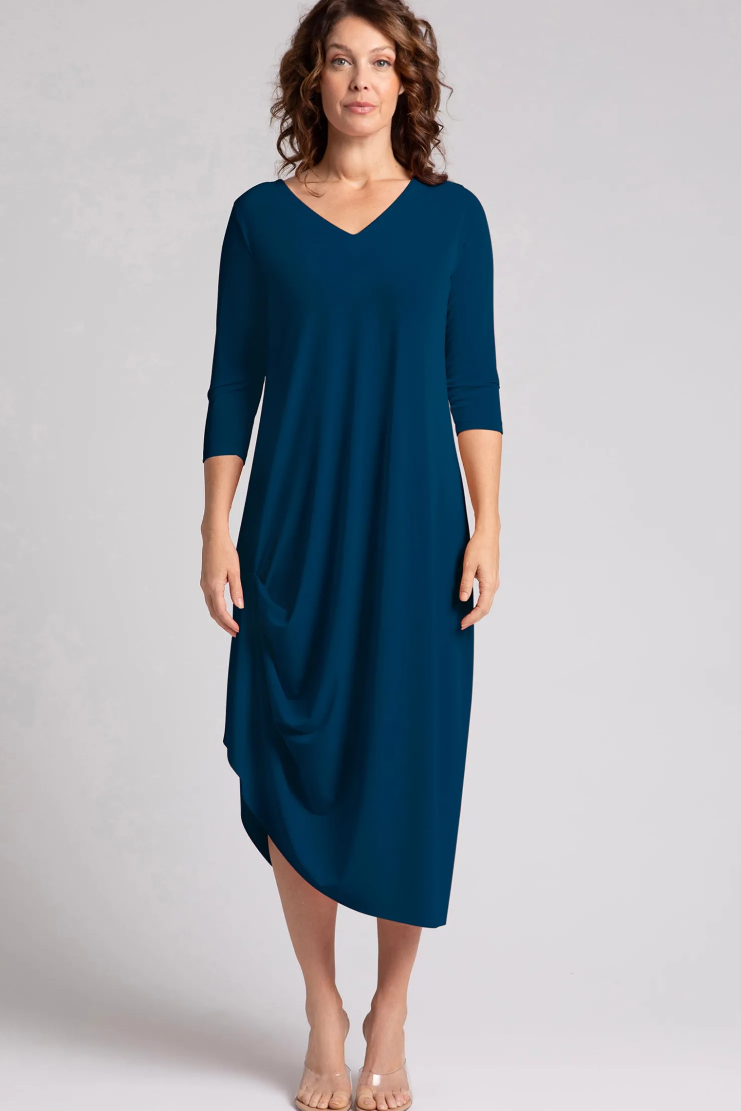 Sympli Dresses>Drama Dress Atlantis
