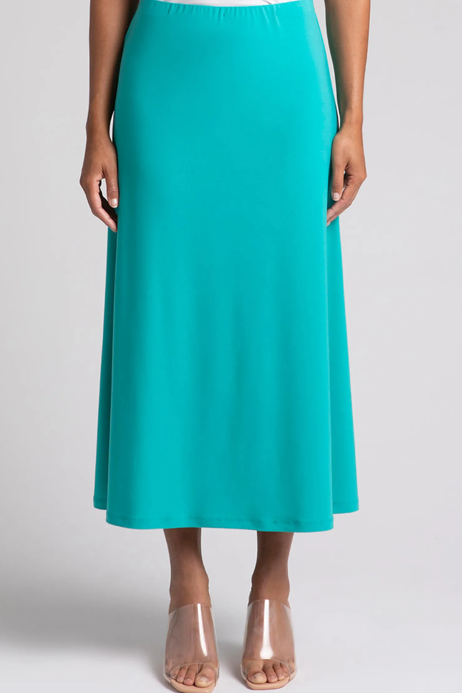 Sympli Bottoms>Essential A-Line Skirt Gem