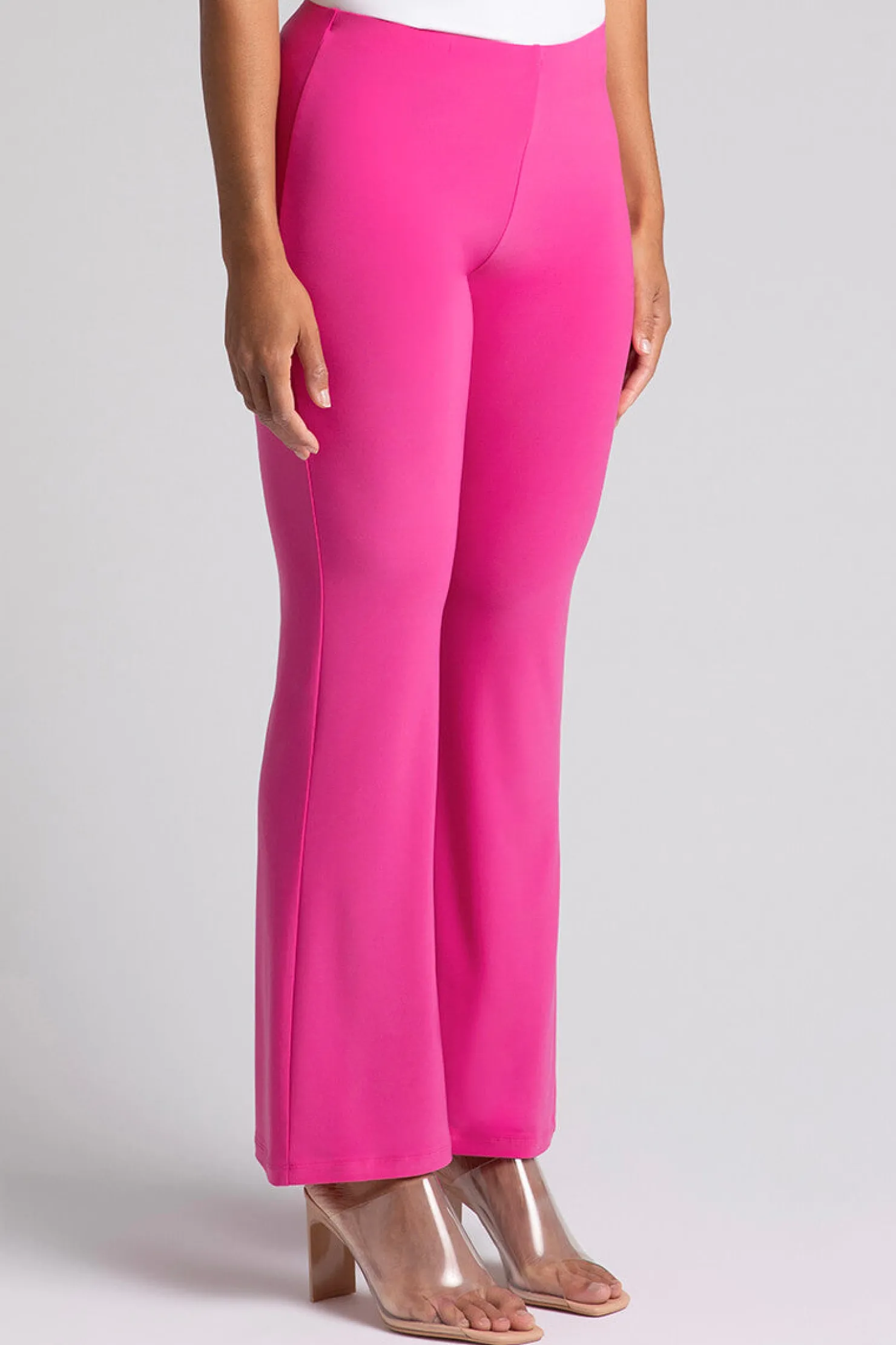 Sympli Bottoms>Flare Pant Peony