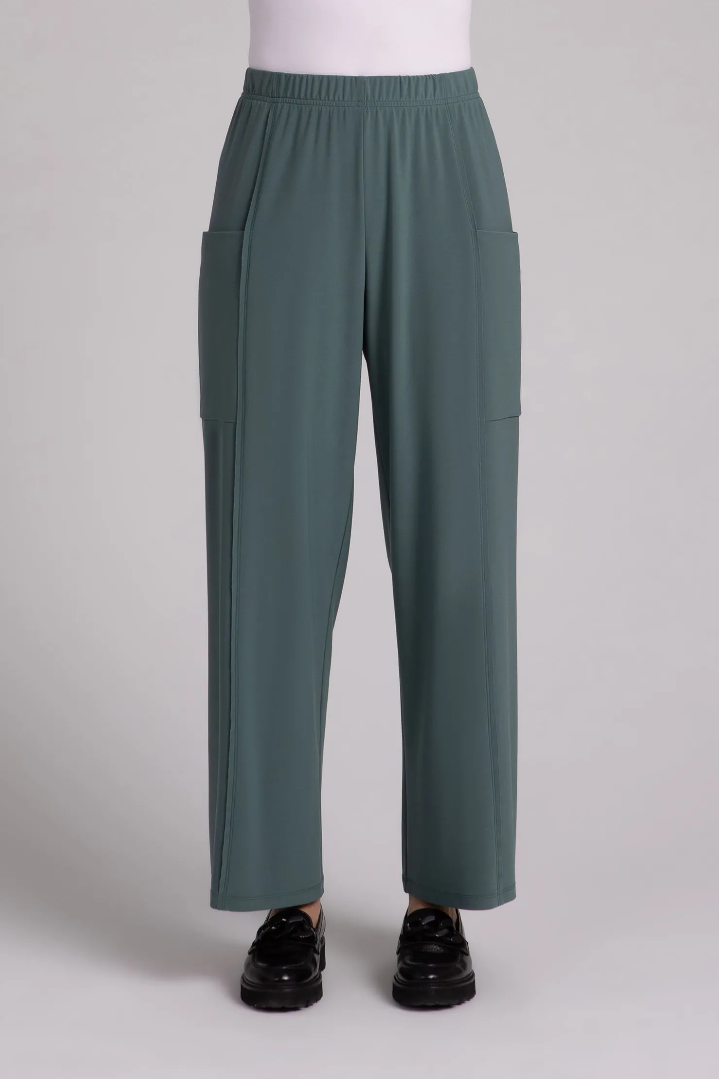 Sympli Bottoms>Flounce Relaxed Cargo Pant Cactus