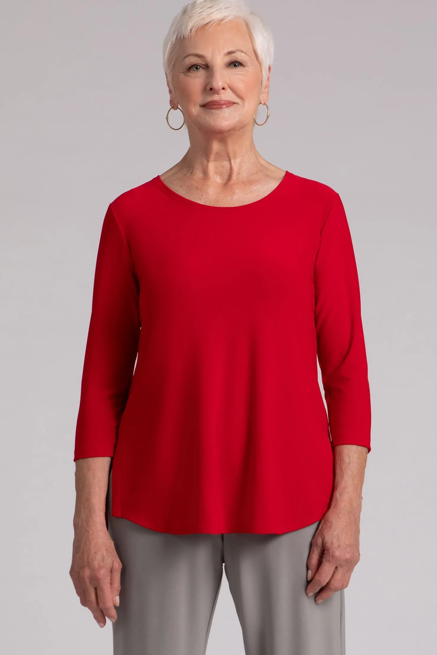 Sympli Tops>Go To Classic T Relax Poppy