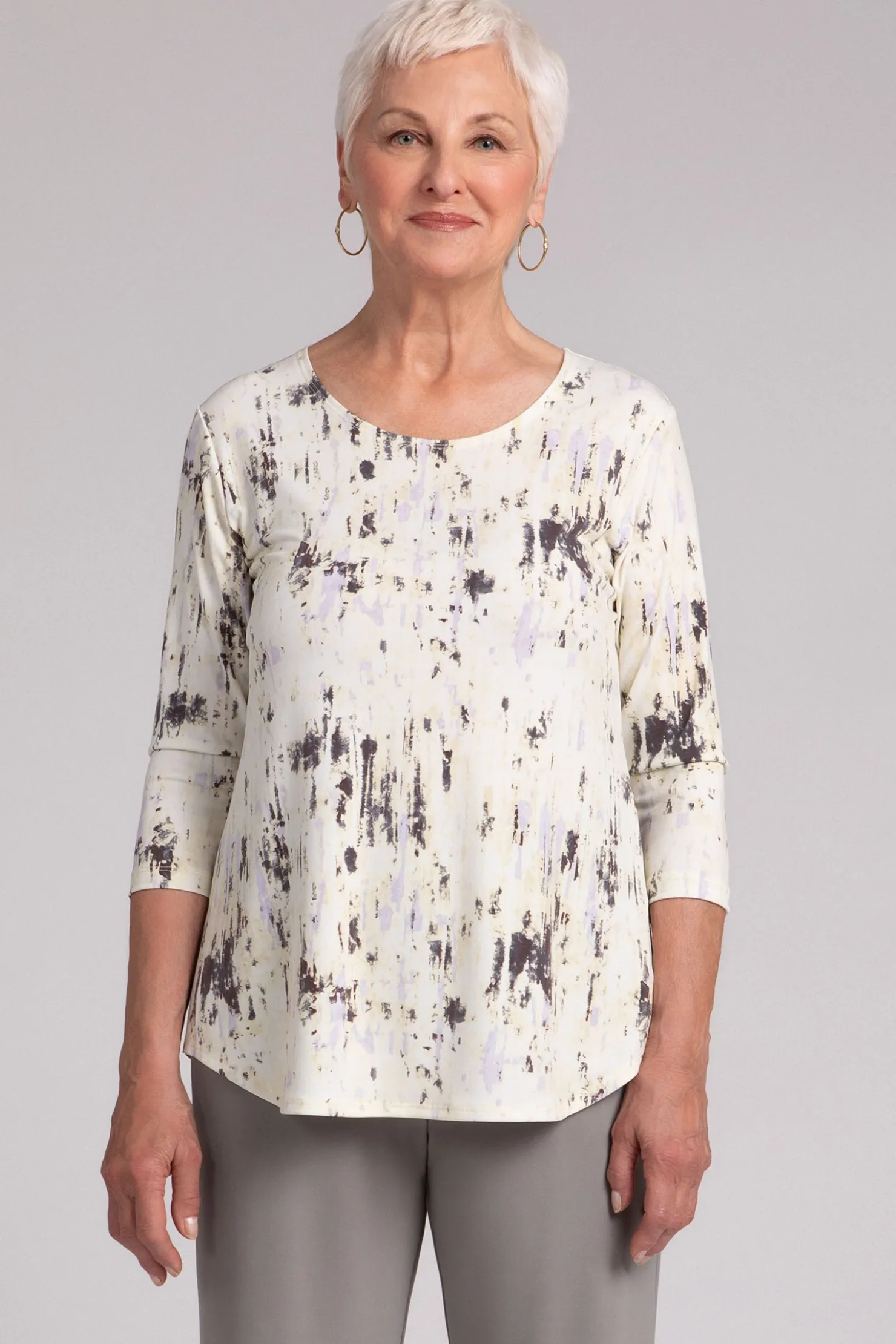 Sympli Tops>Go To Classic T Relax CamoIlluminate