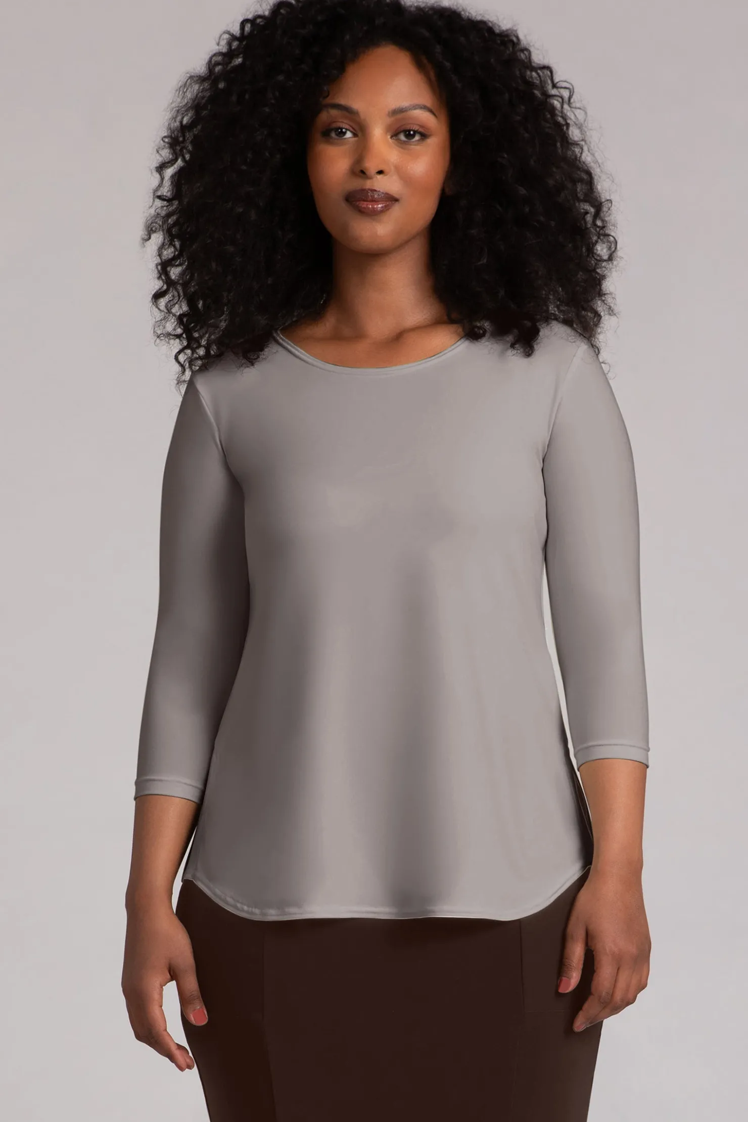 Sympli Tops>Go To Classic T Relax Taupe