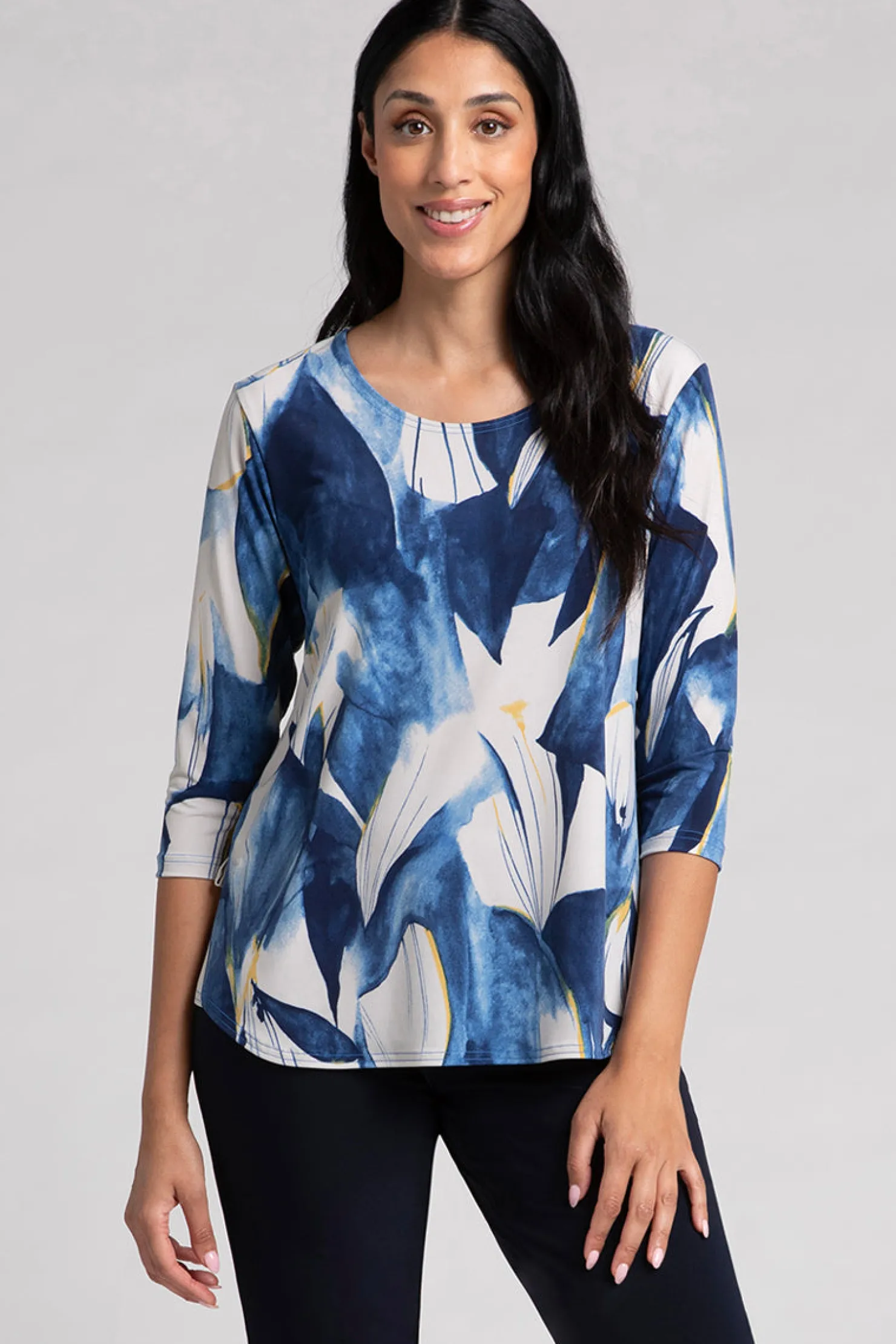 Sympli Tops>Go To Classic T Relax WateryReflections