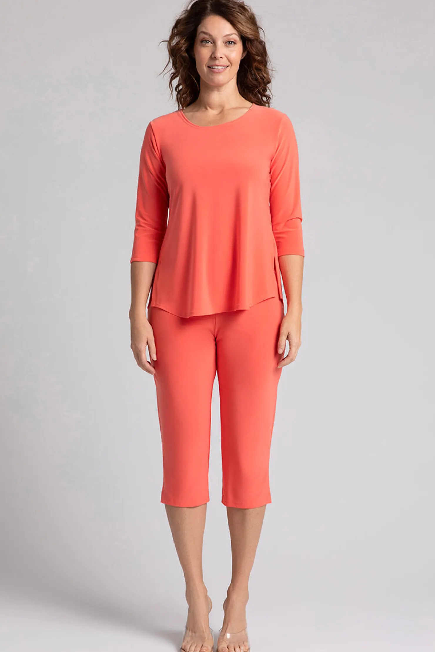 Sympli Tops>Go To Classic T Relax Coral