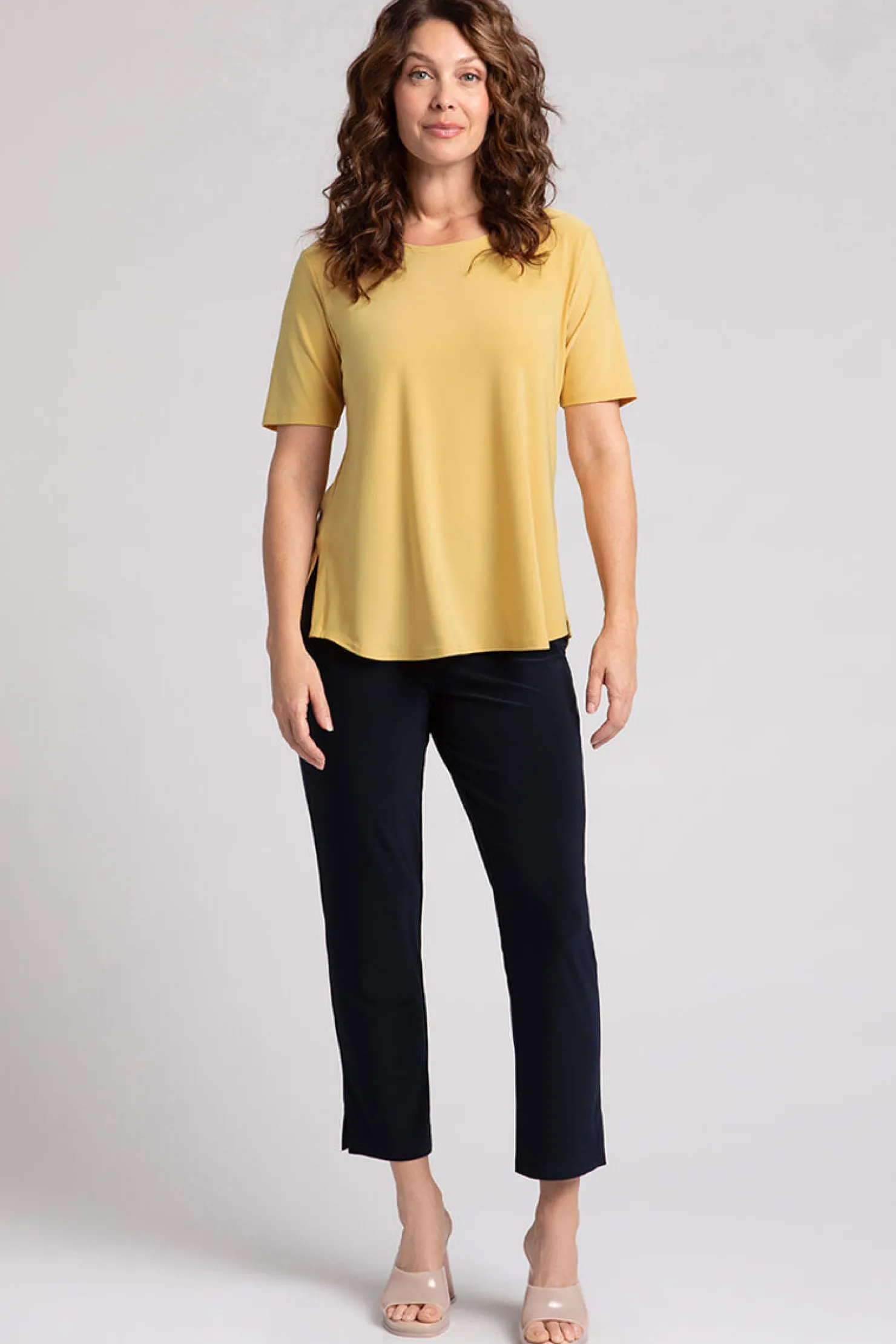 Sympli Tops>Go To Classic T Relax Marigold