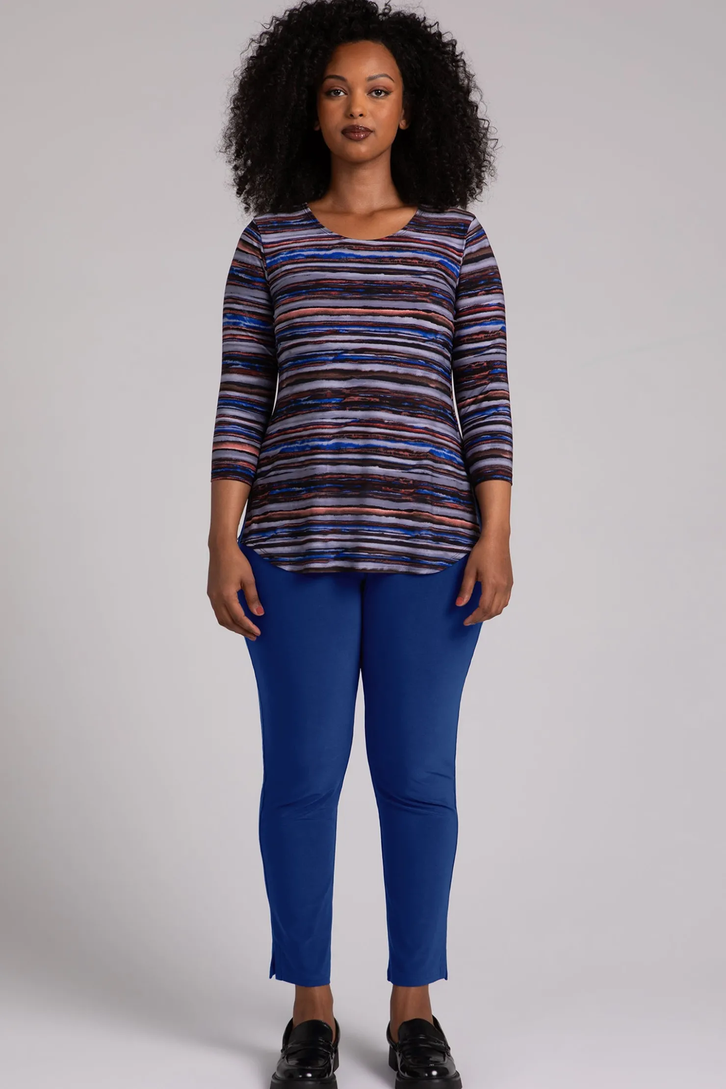 Sympli Tops>Go To Classic T Relax ElementalStripes