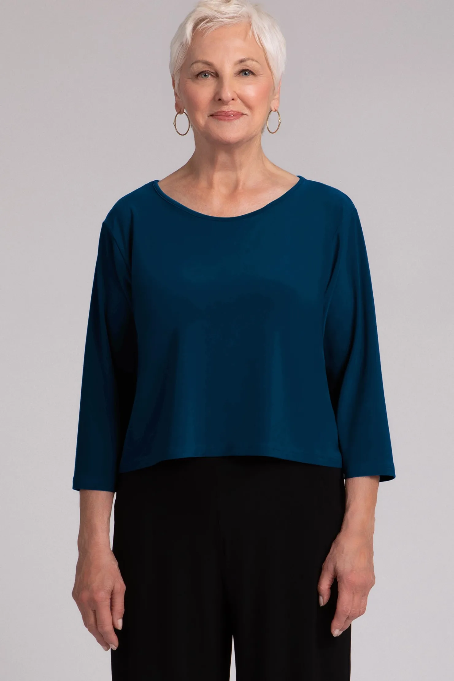 Sympli Tops>Go To Cropped T Atlantis