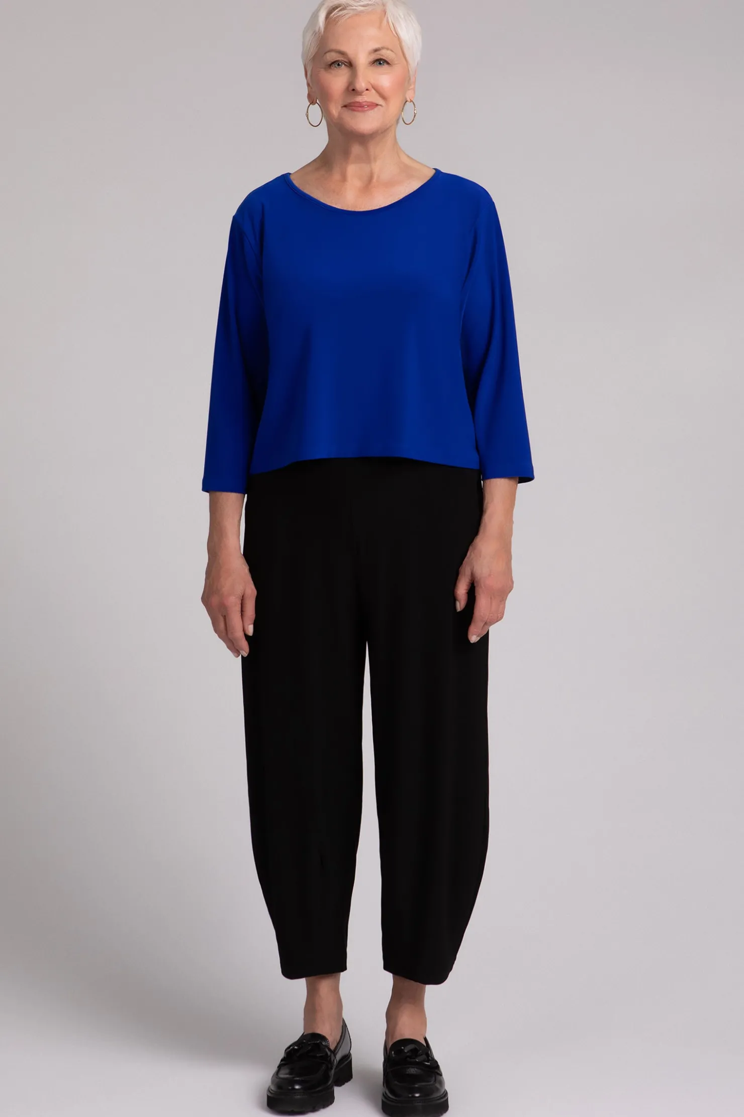 Sympli Tops>Go To Cropped T Lapis