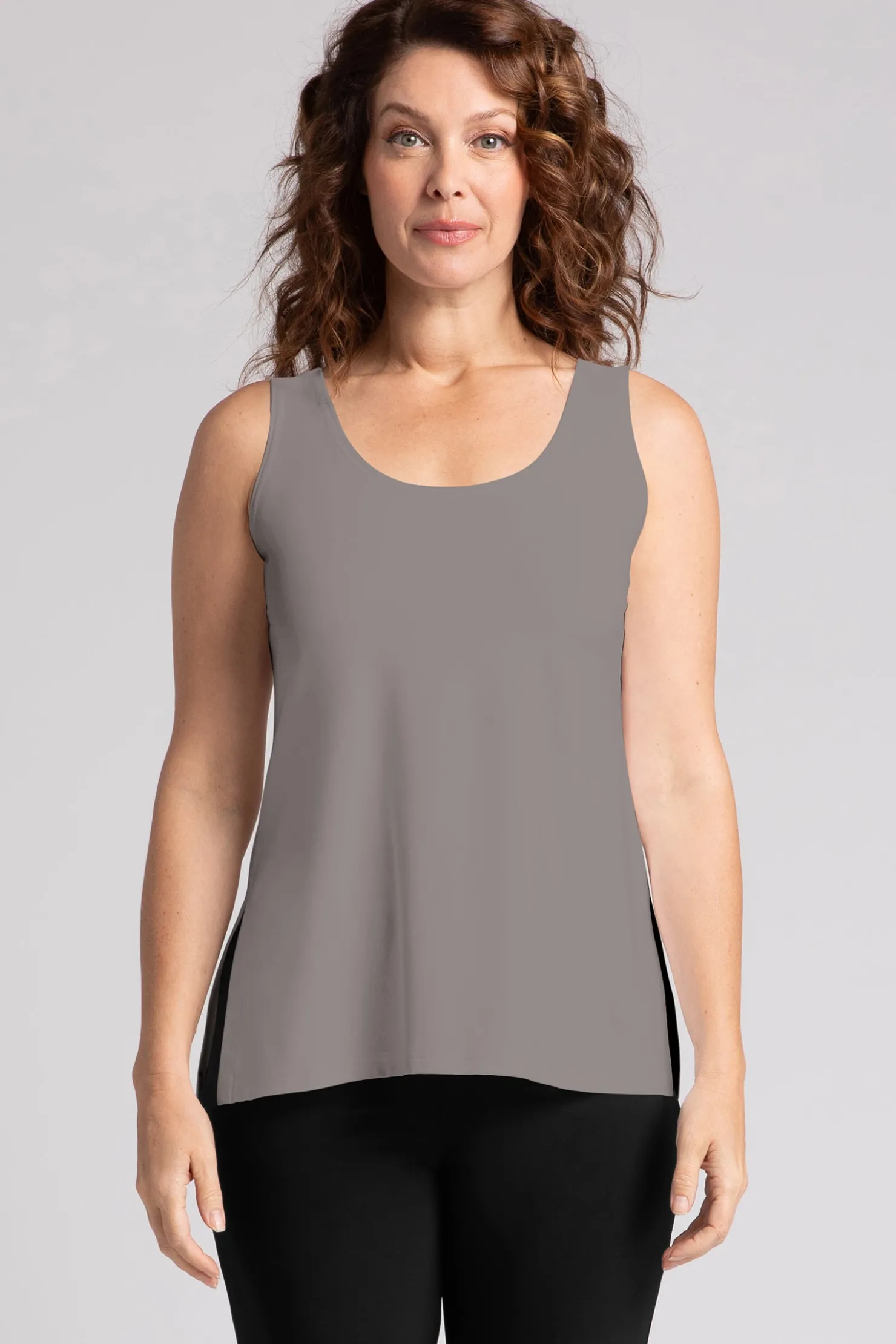 Sympli Tops>Go To Tank Relax Taupe