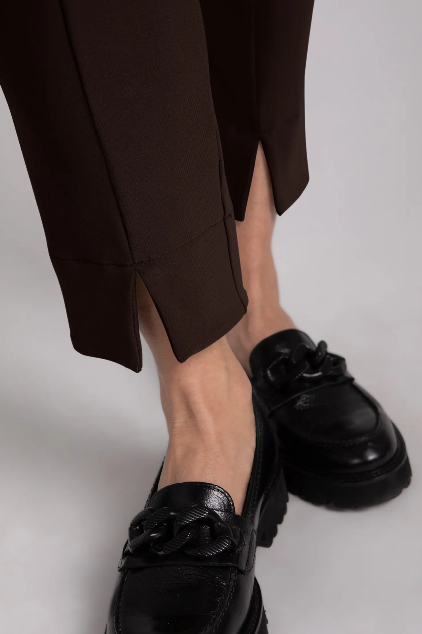 Sympli Bottoms>Hepburn Ankle Pant Chocolate