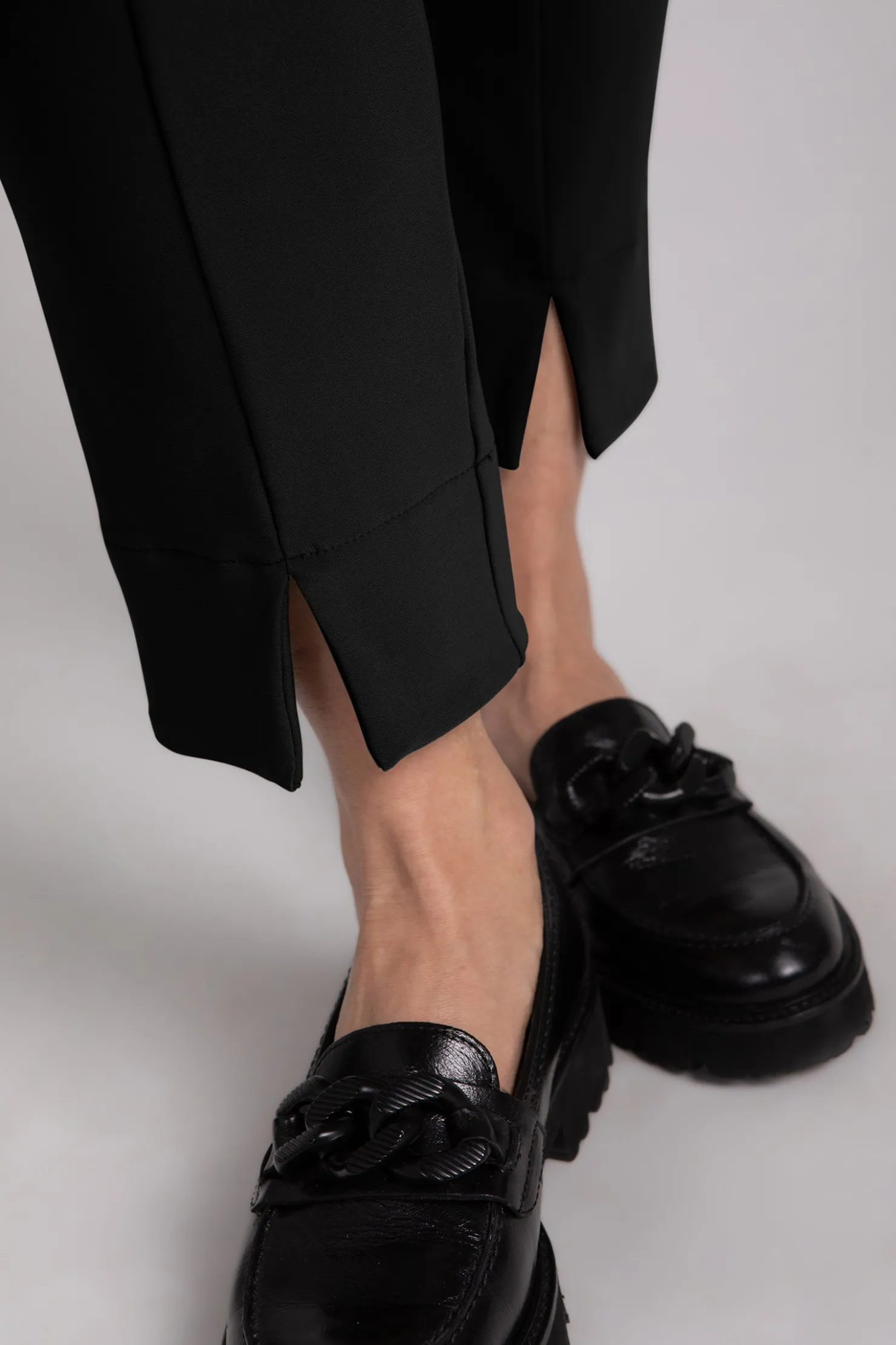 Sympli Bottoms>Hepburn Ankle Pant Black