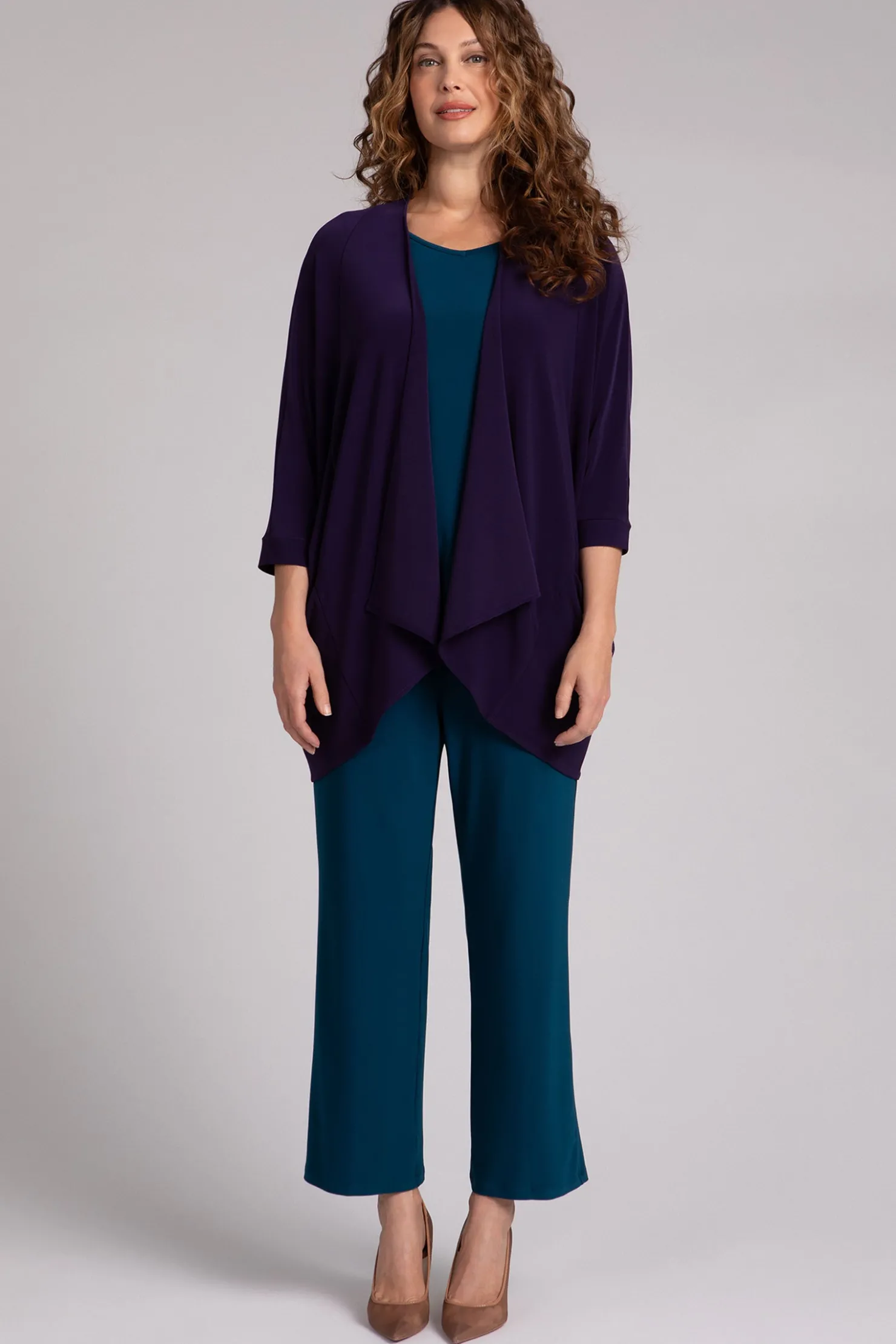 Sympli Sweaters & Cardigans>Matrix Cardigan Blackberry