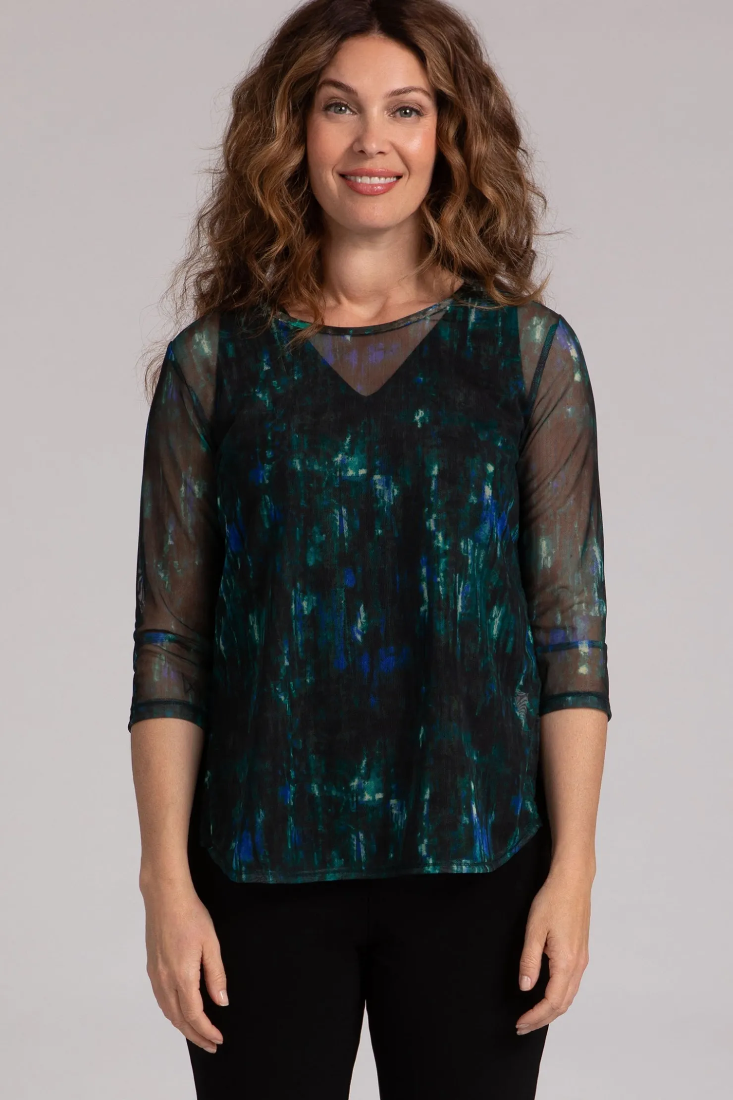 Sympli Tops>Mesh Go To Classic T CamoForest