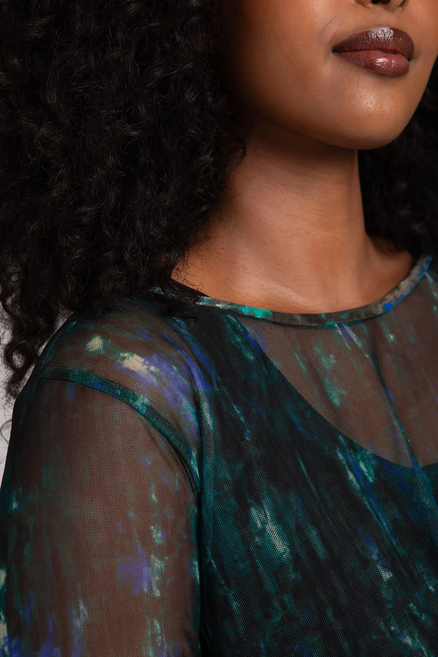 Sympli Tops>Mesh Go To Cropped T CamoForest