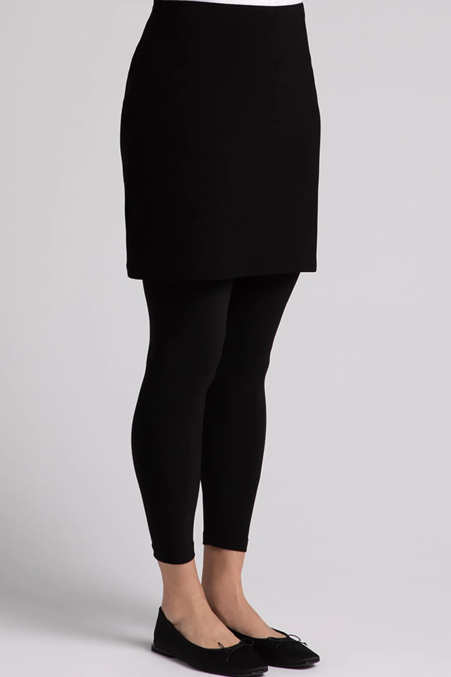 Sympli Bottoms>Mini Skirt Black