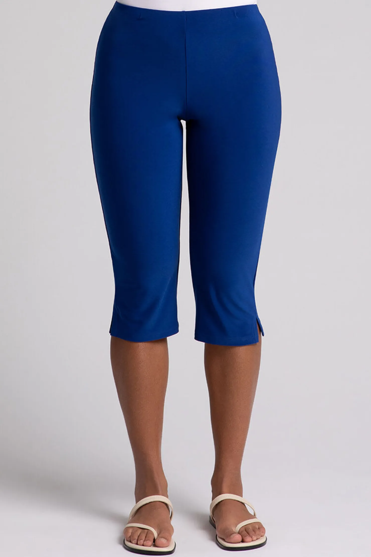 Sympli Bottoms>Narrow Capri Twilight