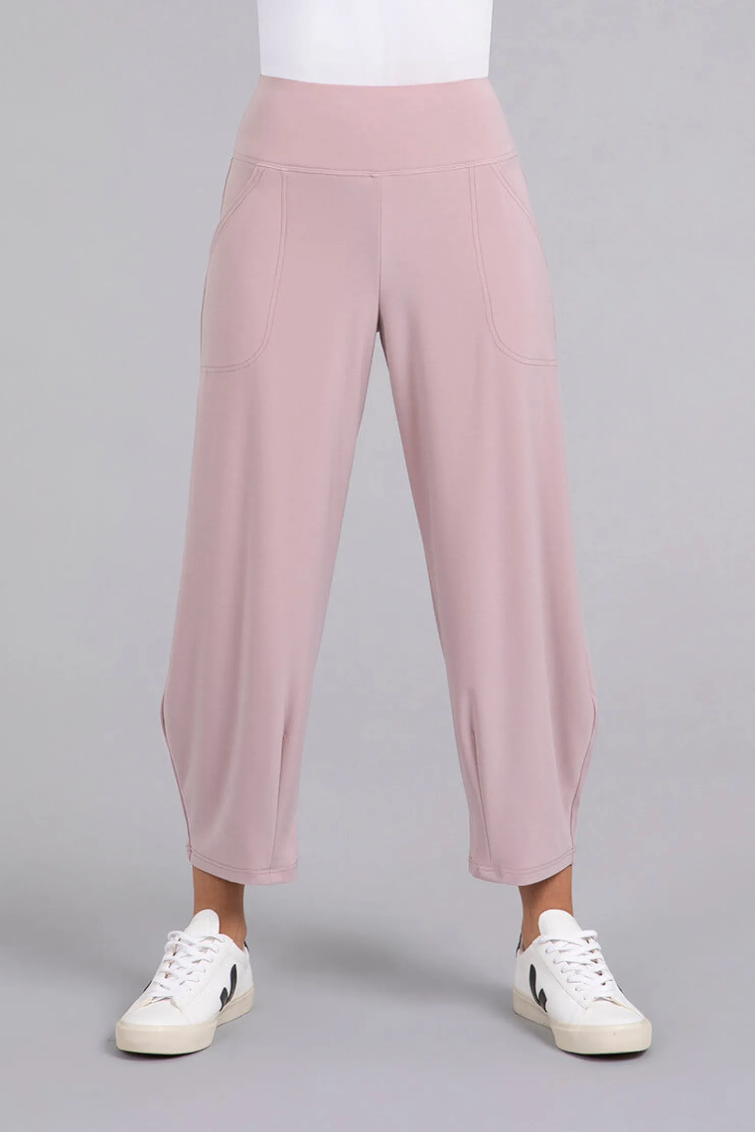 Sympli Bottoms>Narrow Lantern Pant DustyRose