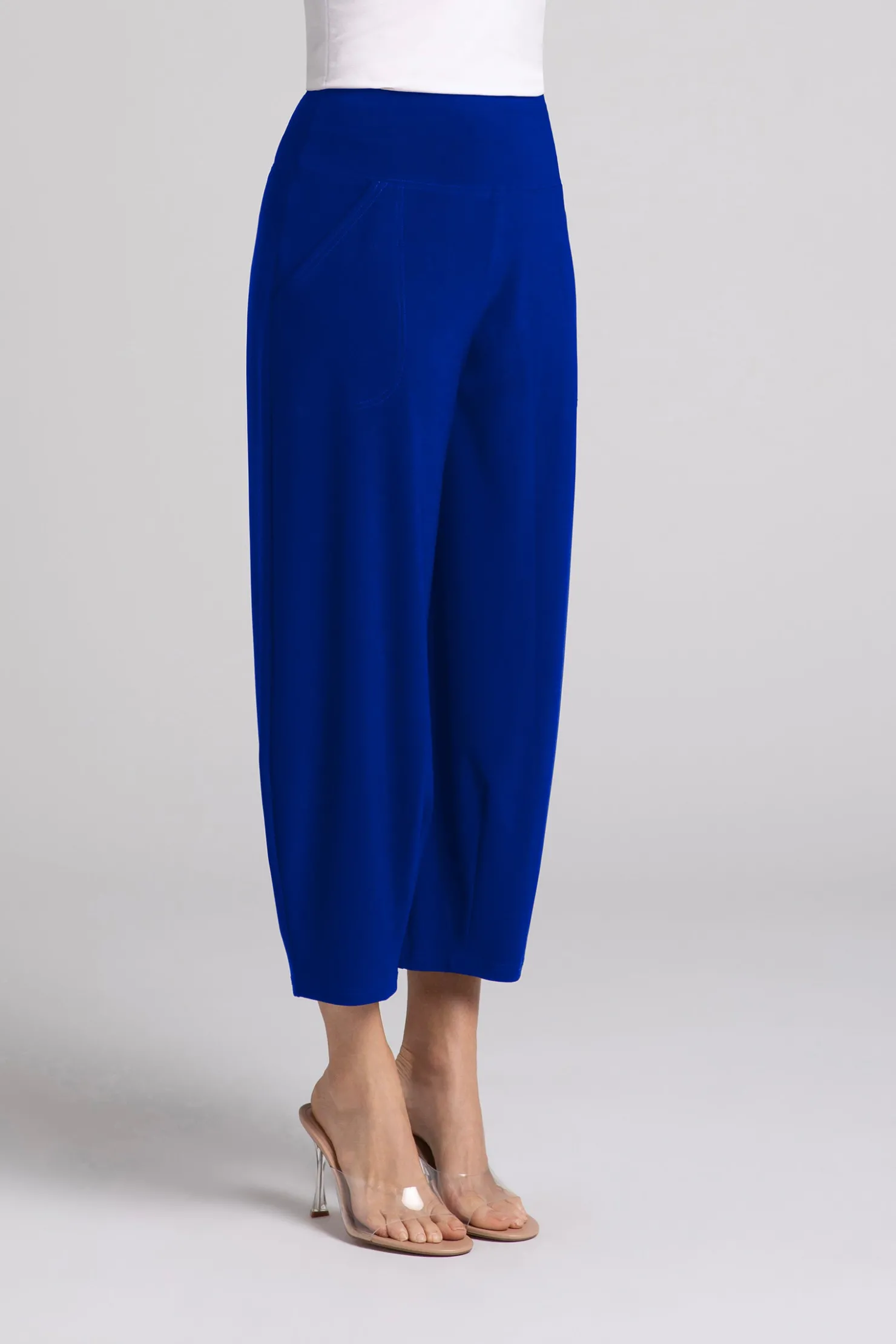 Sympli Bottoms>Narrow Lantern Pant Lapis
