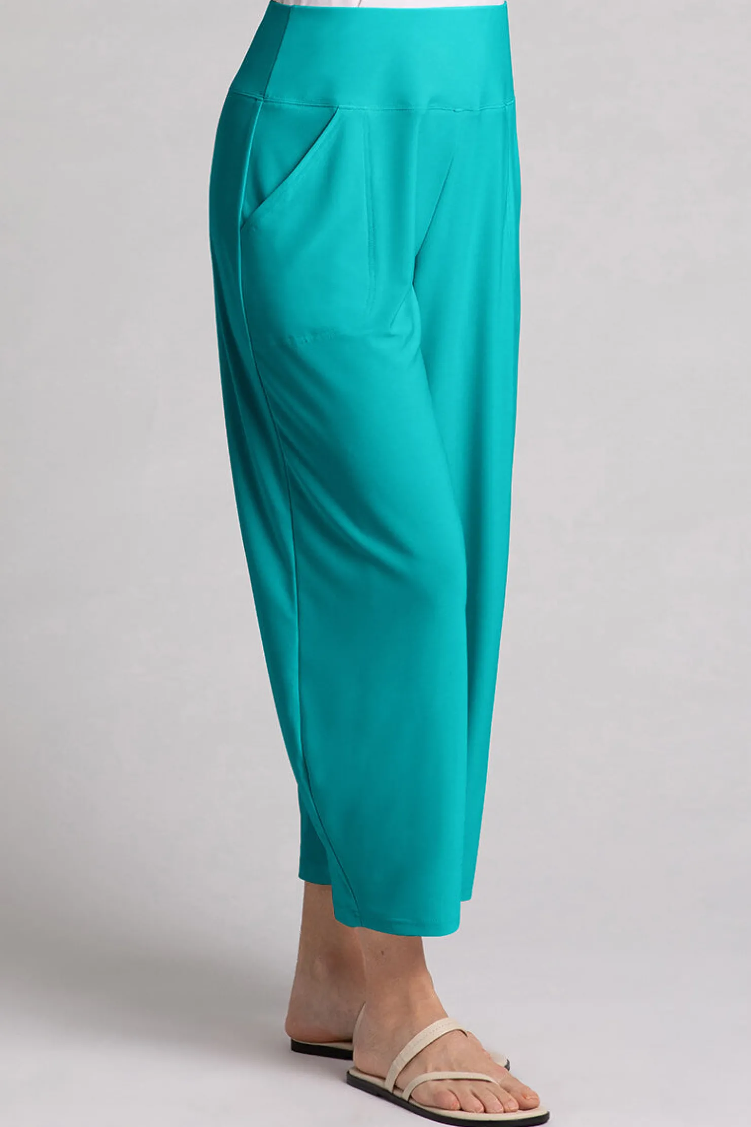 Sympli Bottoms>Narrow Lantern Pant Gem