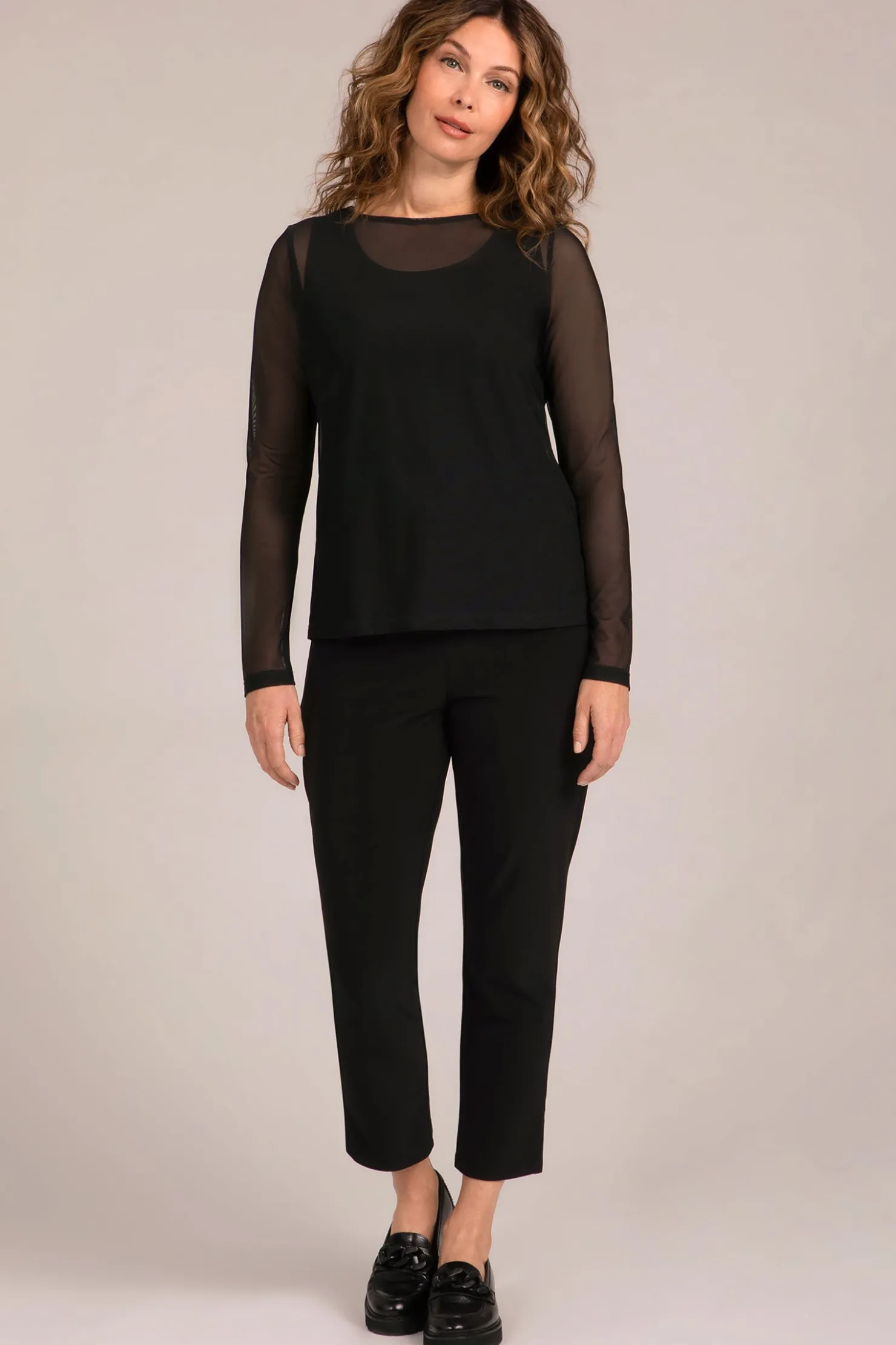 Sympli Bottoms>Narrow Pant Ankle Black