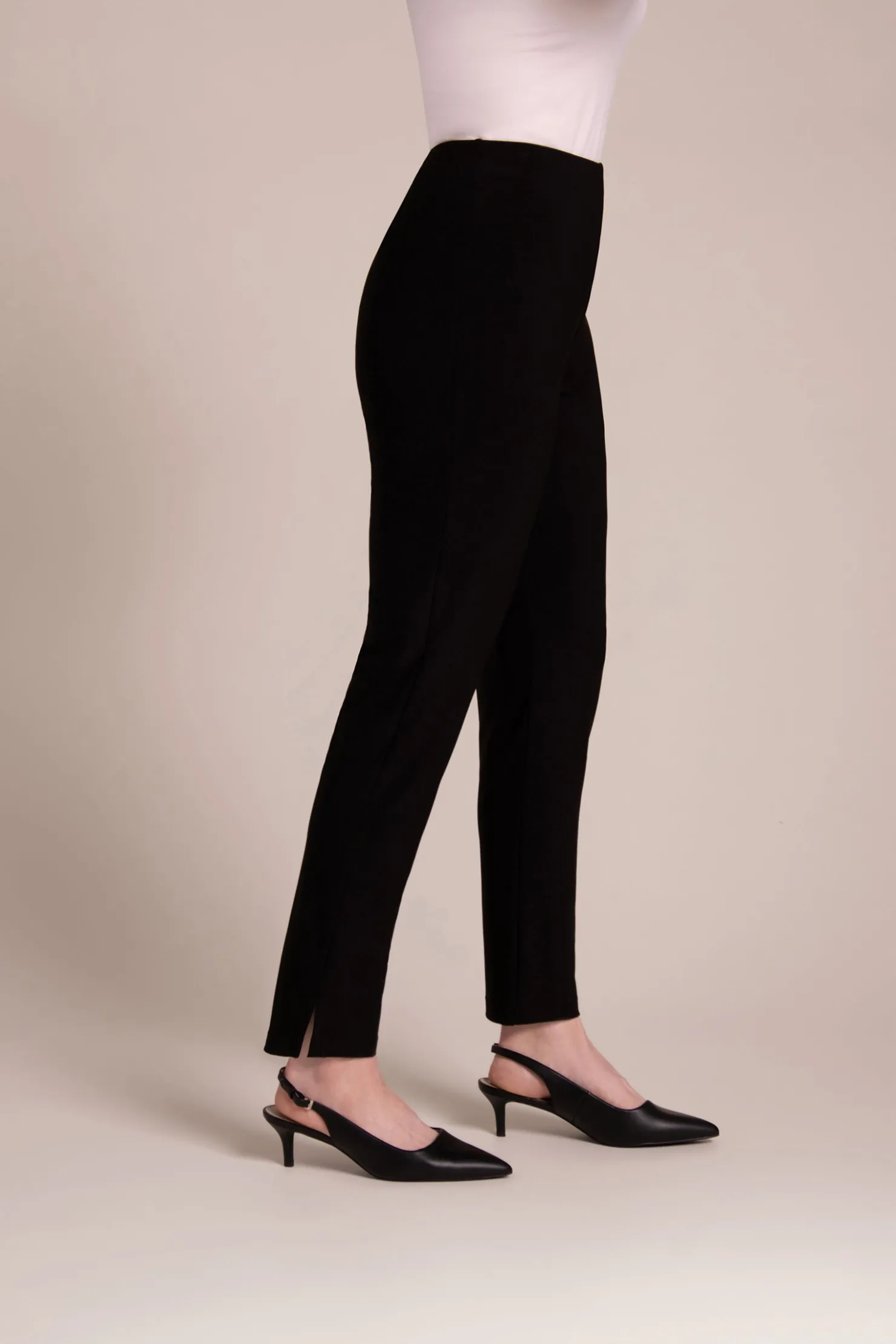 Sympli Bottoms>Narrow Pant Long Black