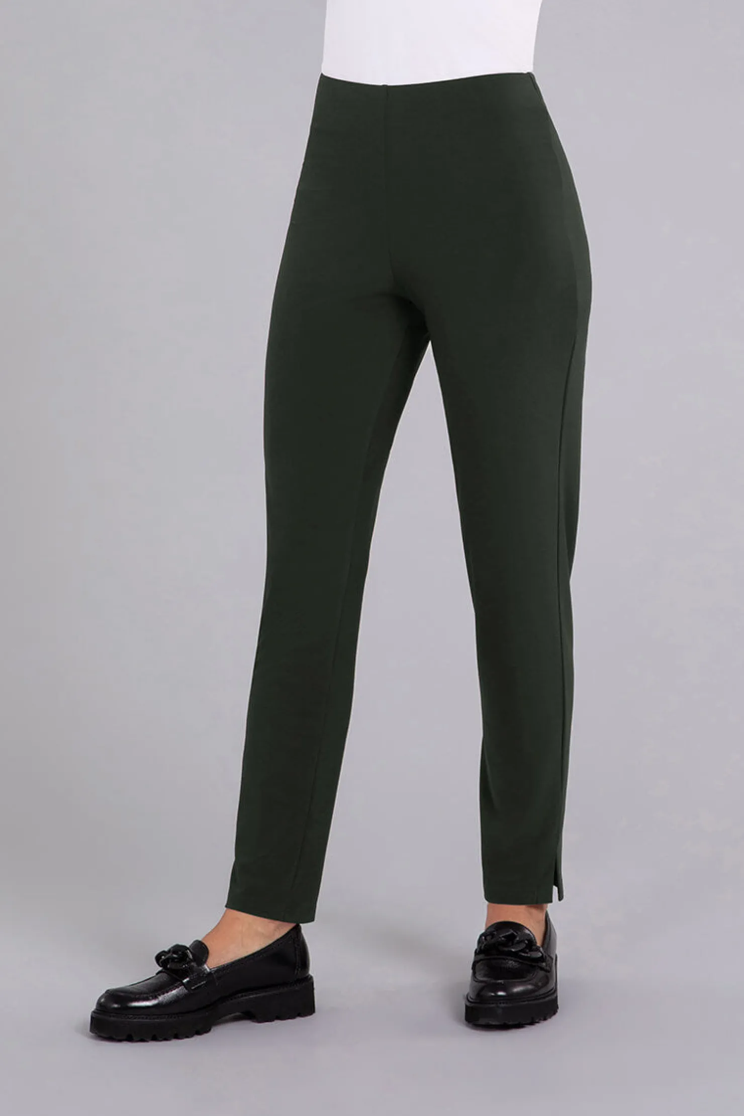 Sympli Bottoms>Narrow Pant Midi Seaweed