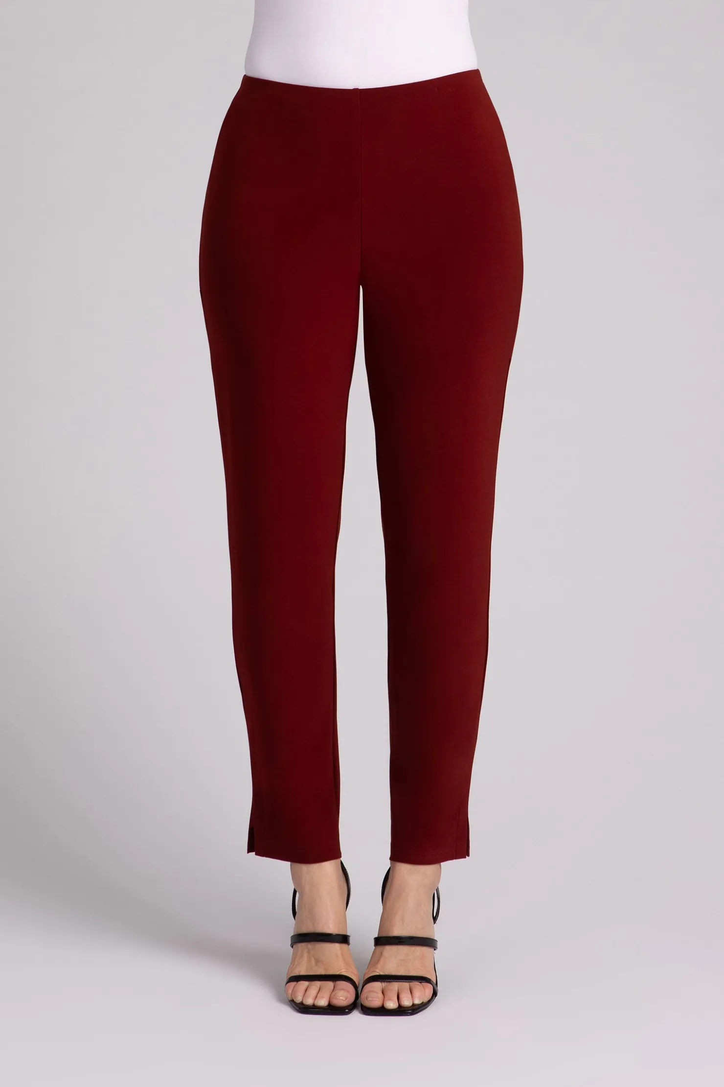 Sympli Bottoms>Narrow Pant Midi Rust