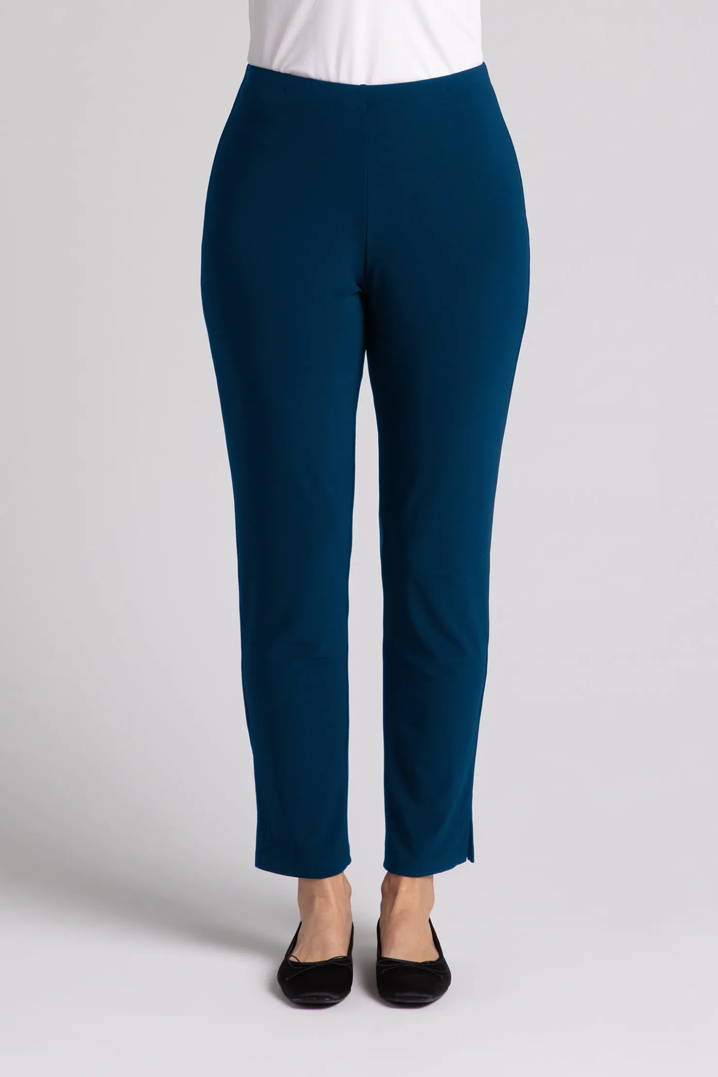 Sympli Bottoms>Narrow Pant Midi Atlantis
