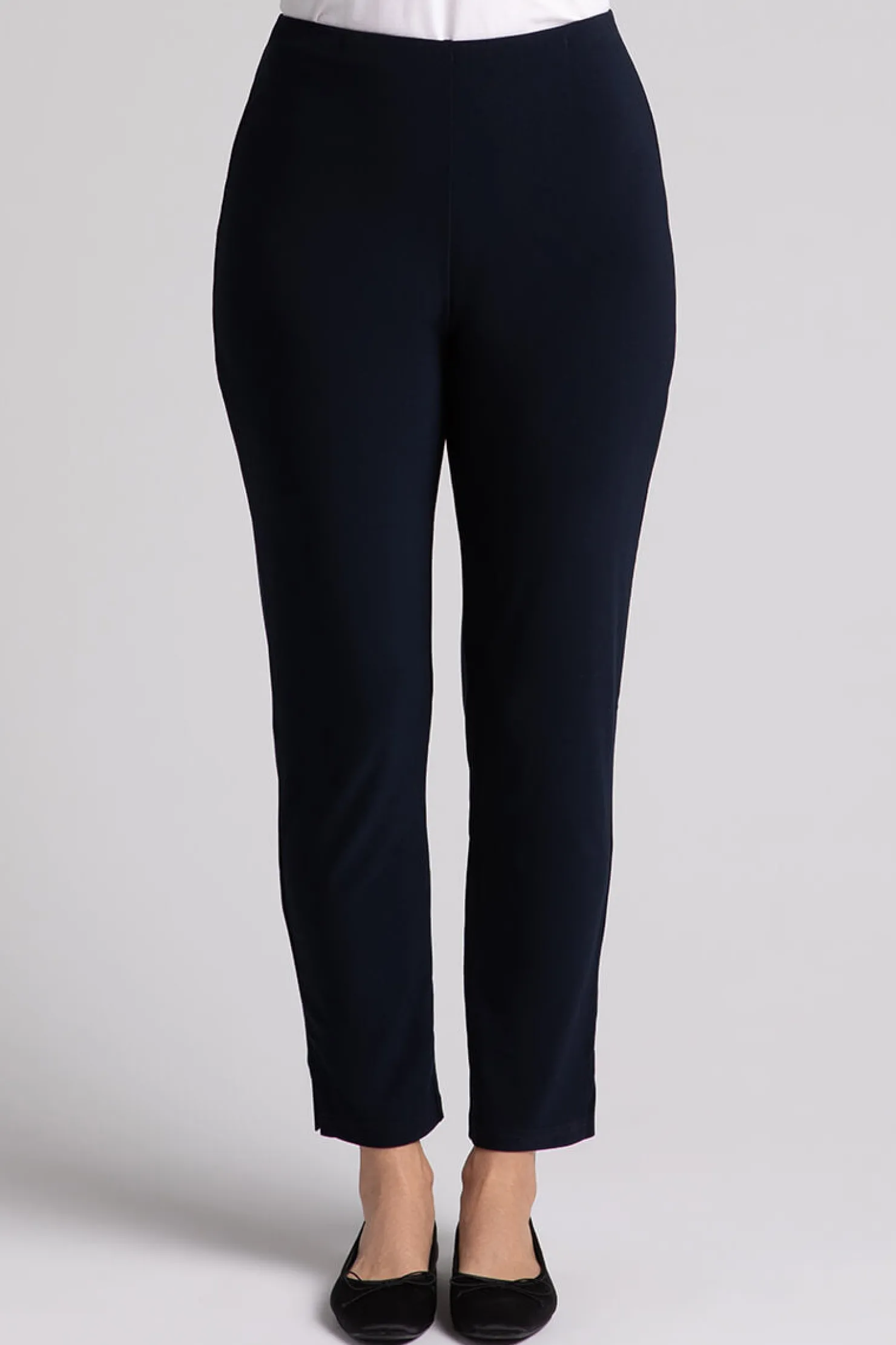 Sympli Bottoms>Narrow Pant Midi Navy