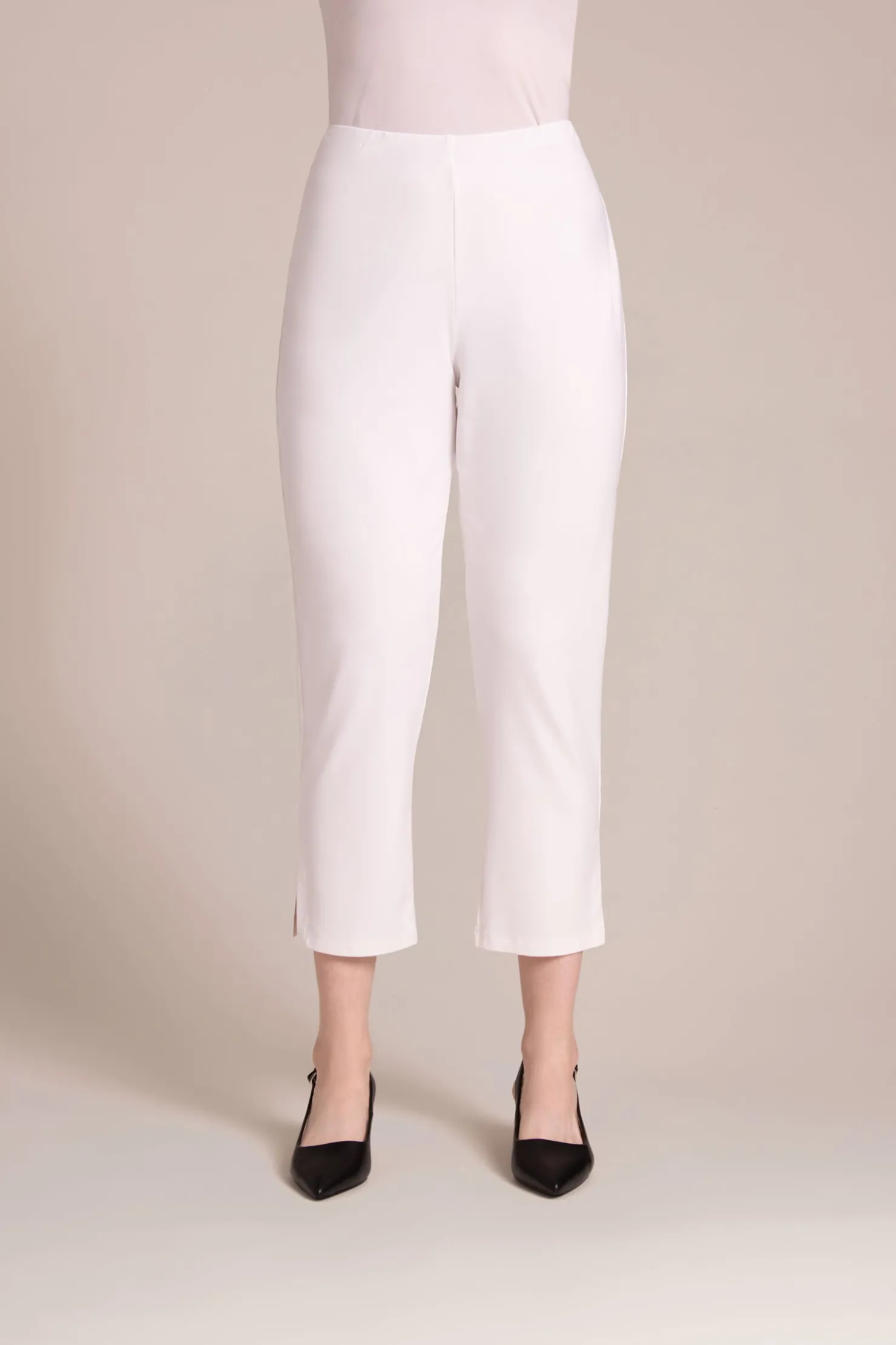 Sympli Bottoms>Narrow Pant Short White