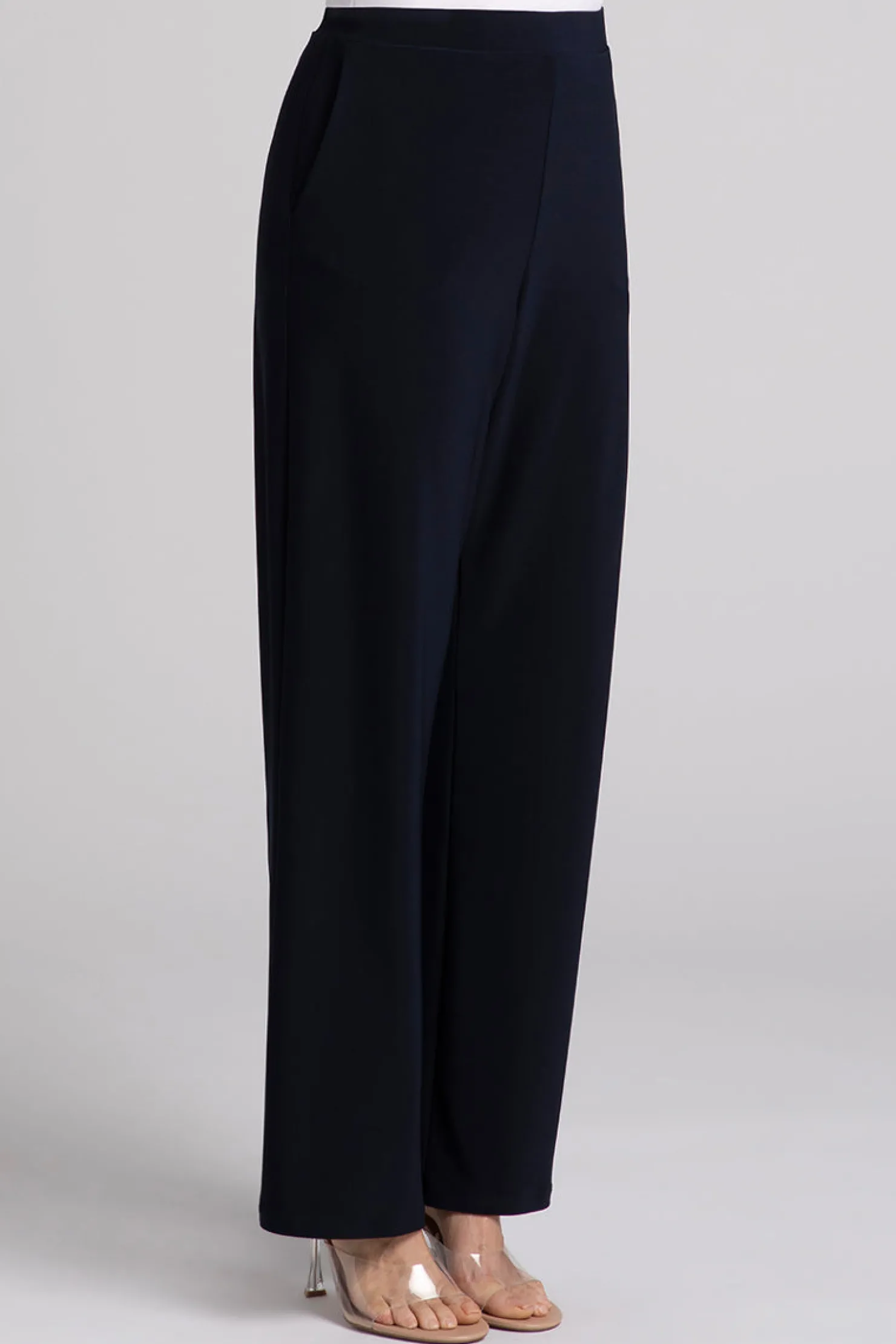 Sympli Bottoms>Nu Straight Leg Pant Navy