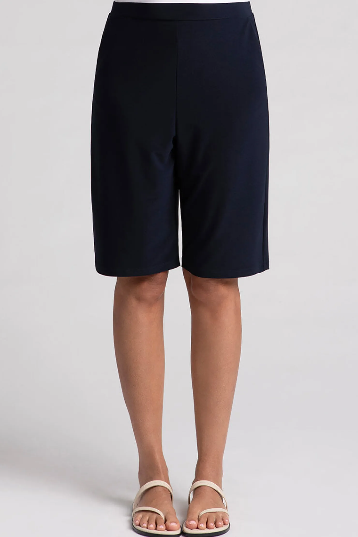 Sympli Bottoms>Nu Straight Leg Short Navy
