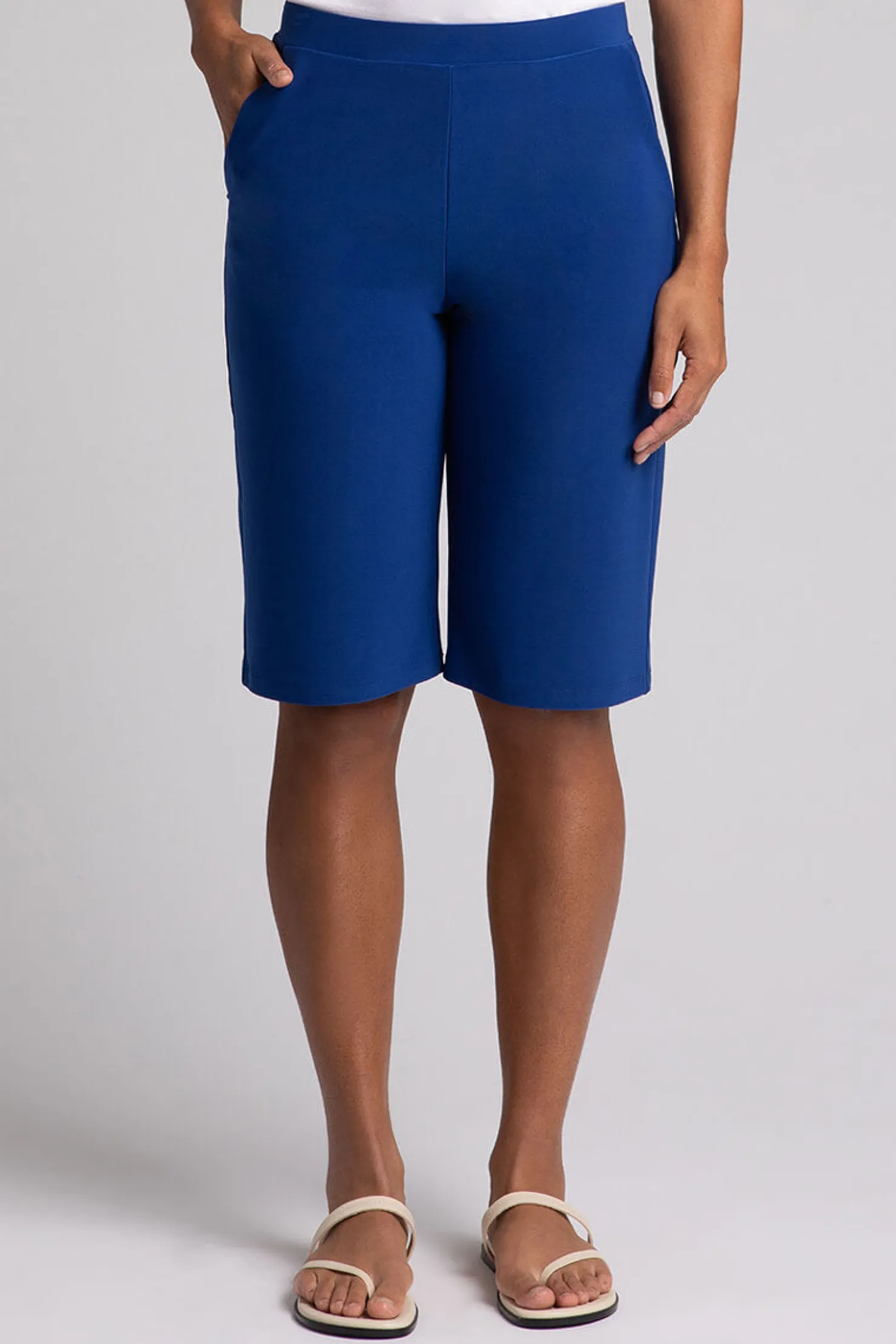 Sympli Bottoms>Nu Straight Leg Short Twilight