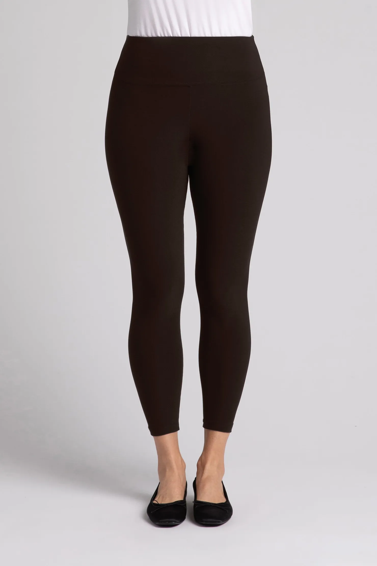 Sympli Bottoms>Nu Yoke Legging Chocolate
