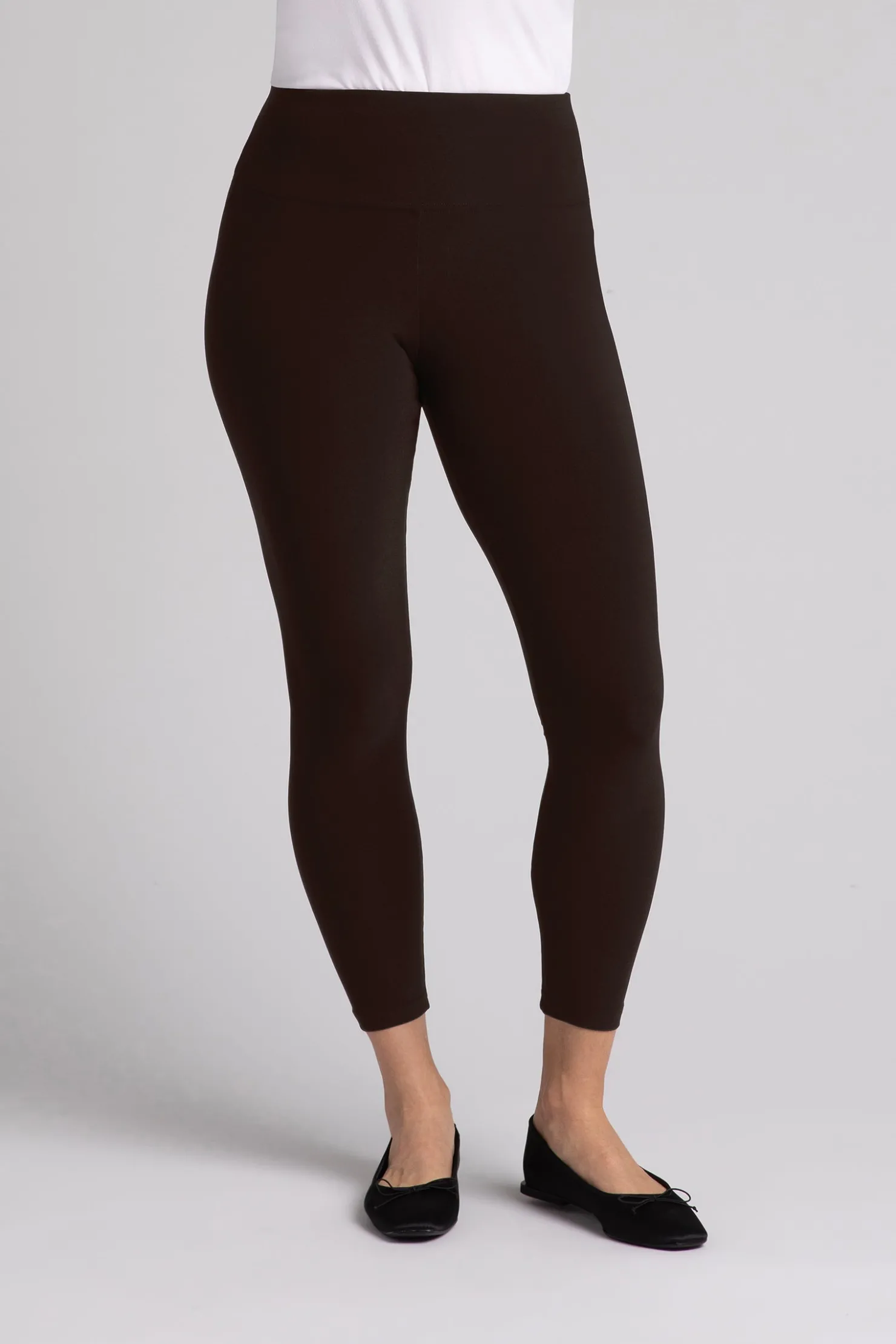 Sympli Bottoms>Nu Yoke Legging Chocolate