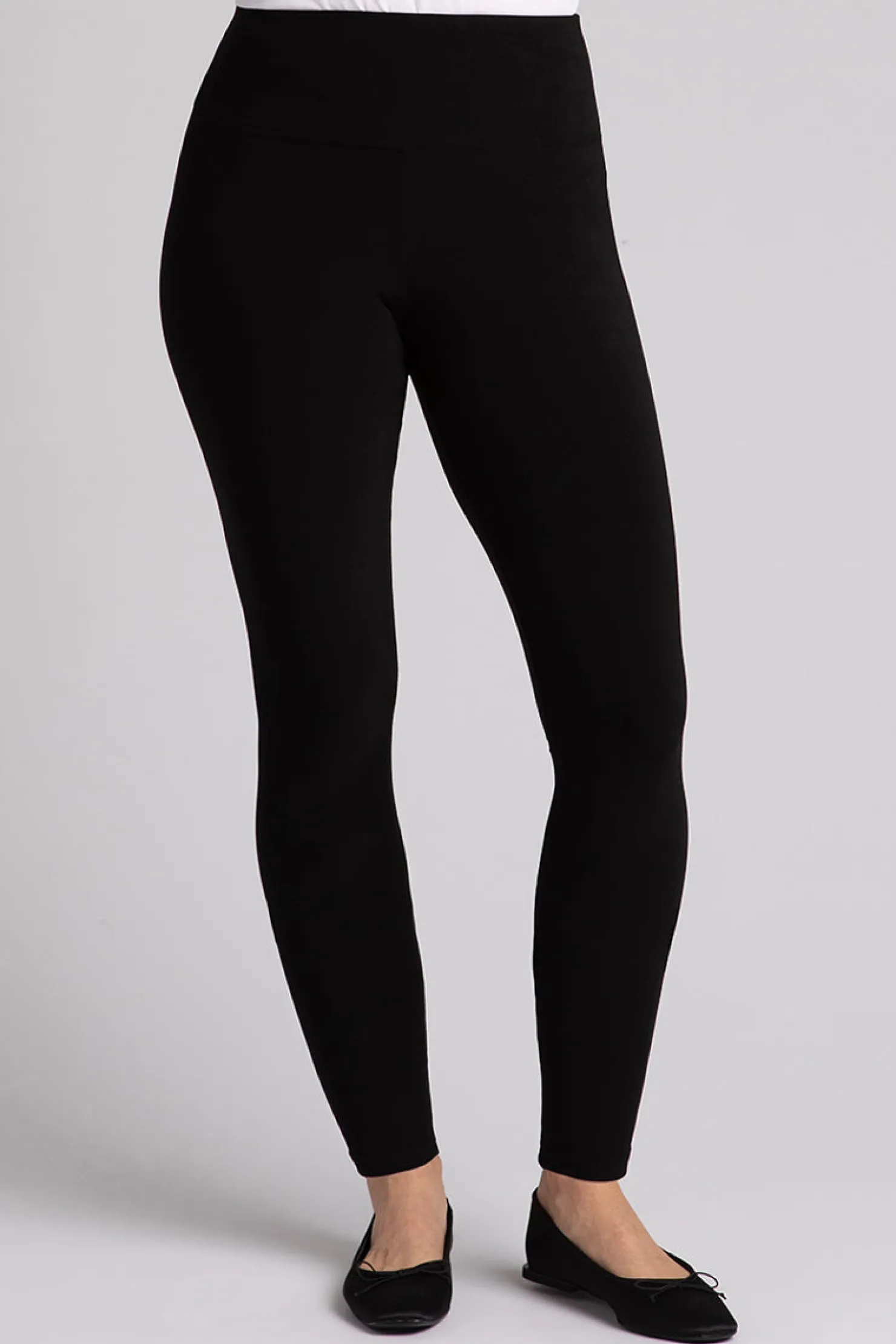 Sympli Bottoms>Nu Yoke Legging Long Black