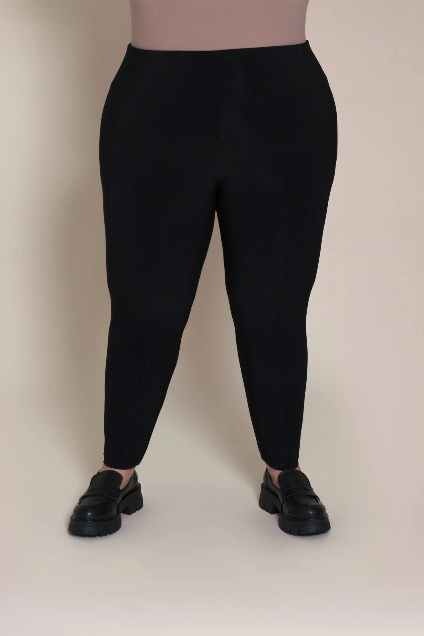 Sympli Bottoms>Nu Yoke Legging Plus Black