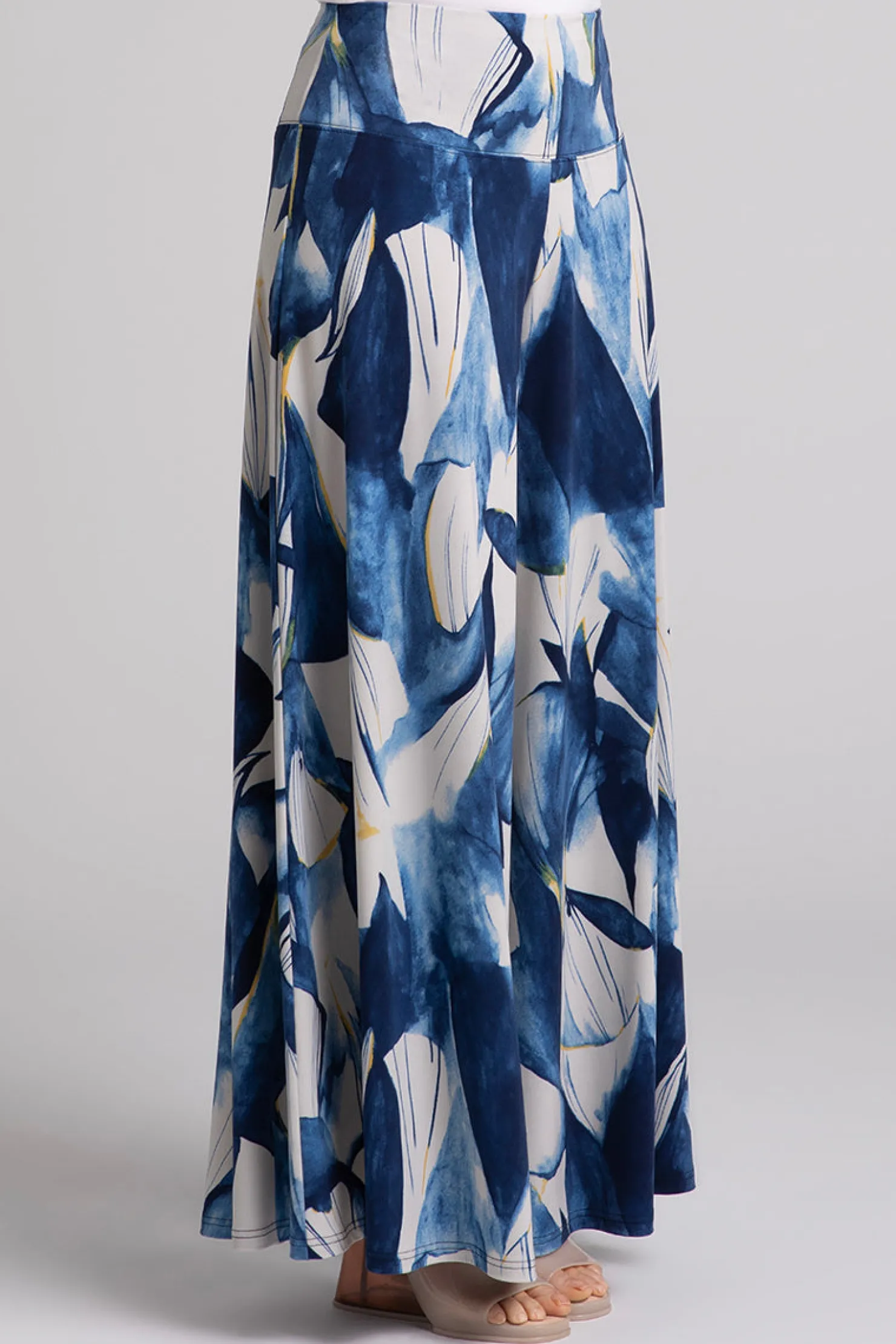Sympli Bottoms>Palazzo Pant WateryReflections